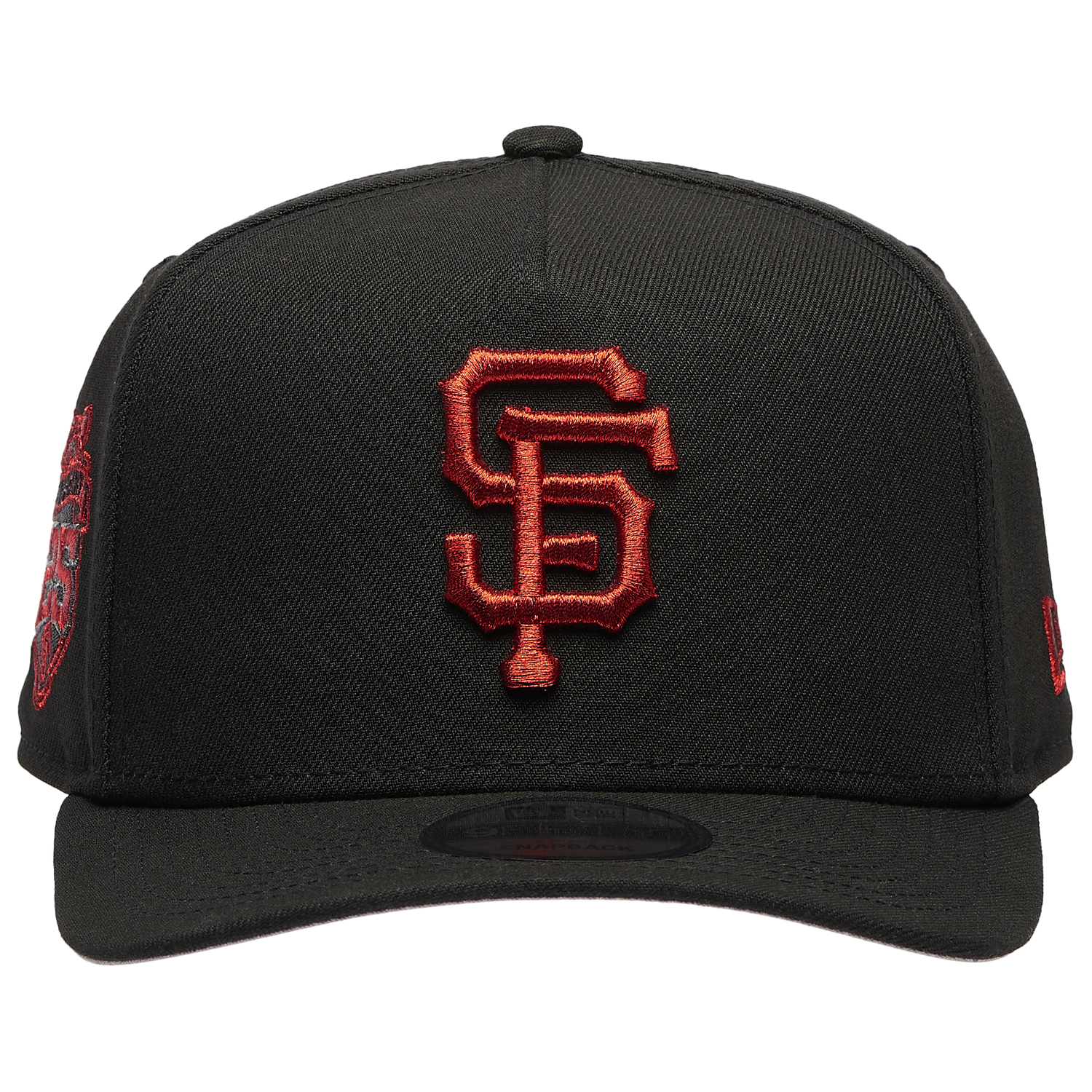 New Era White Sox World Series 9FIFTY AF Curve Cap - Men's - Black/Red