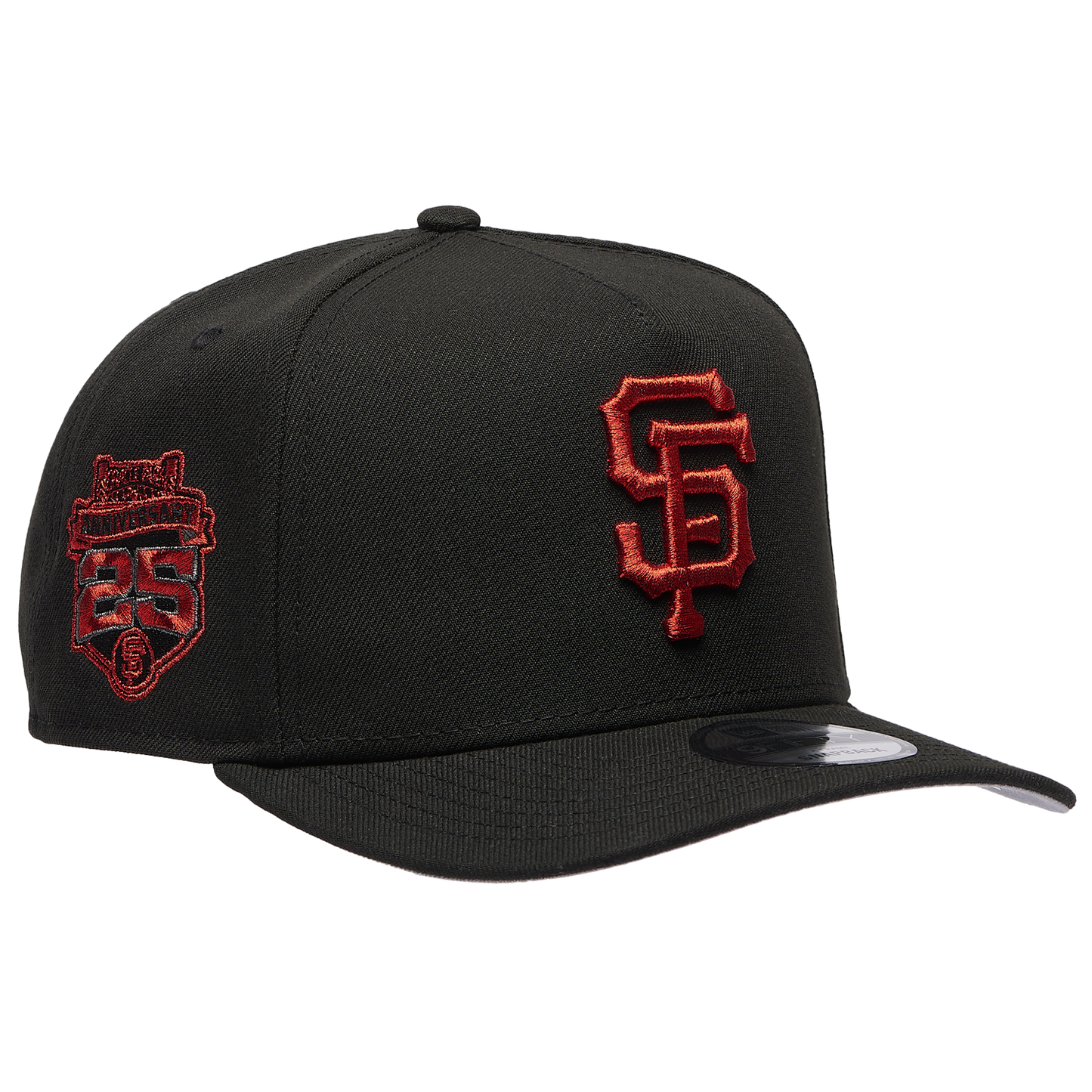 New Era White Sox World Series 9FIFTY AF Curve Cap - Men's - Black/Red