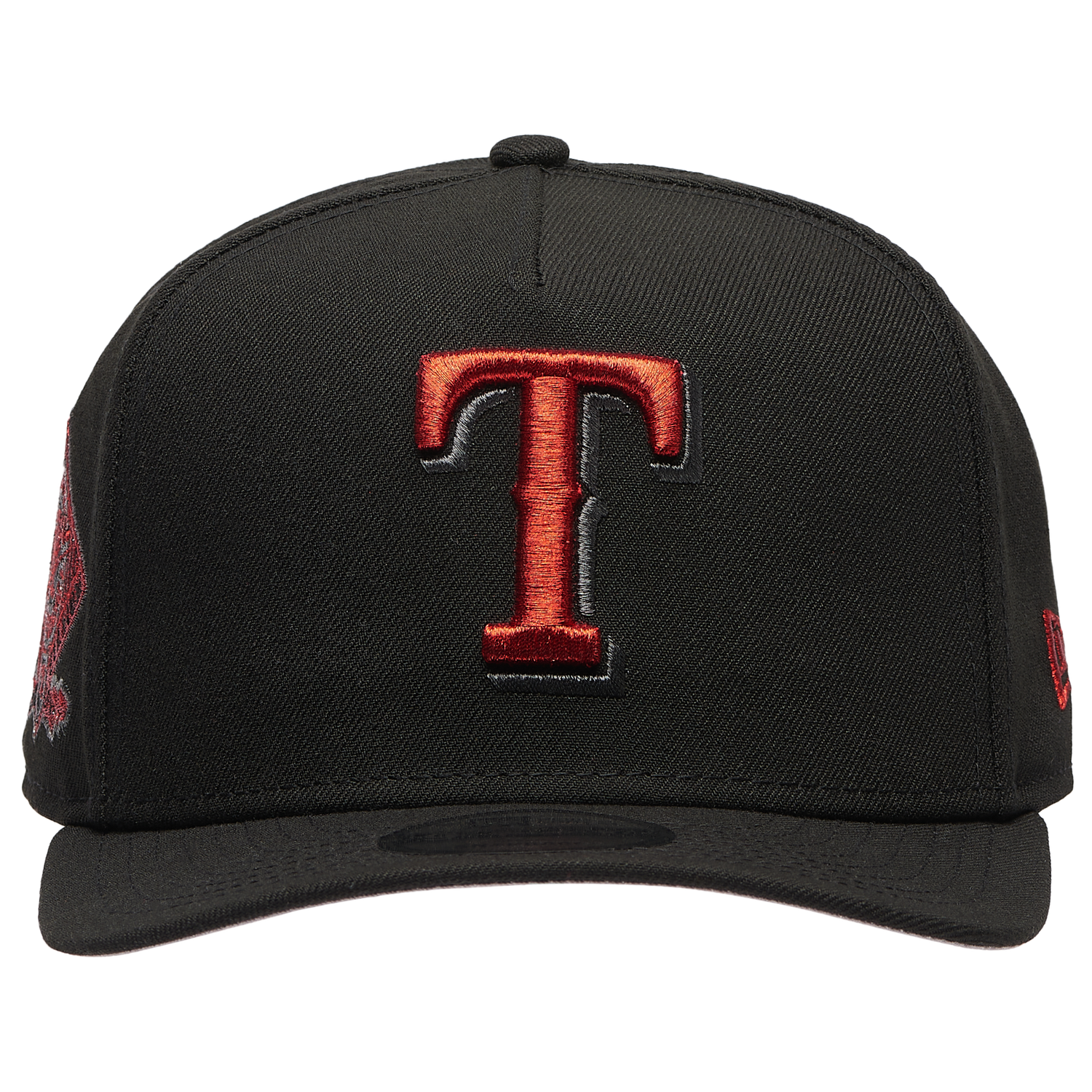 New Era Texas Rangers 950 AF Curve Cap - Men's - Black/Red