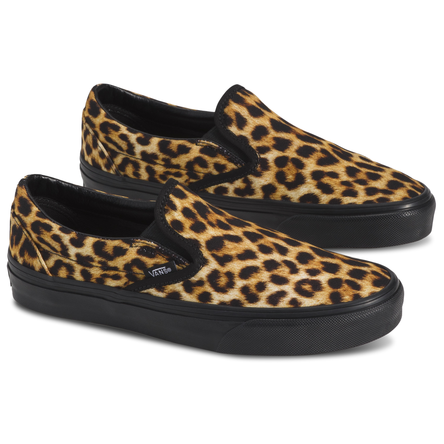 Vans Classic Slip-On Leopard - Women's - Black/Brown