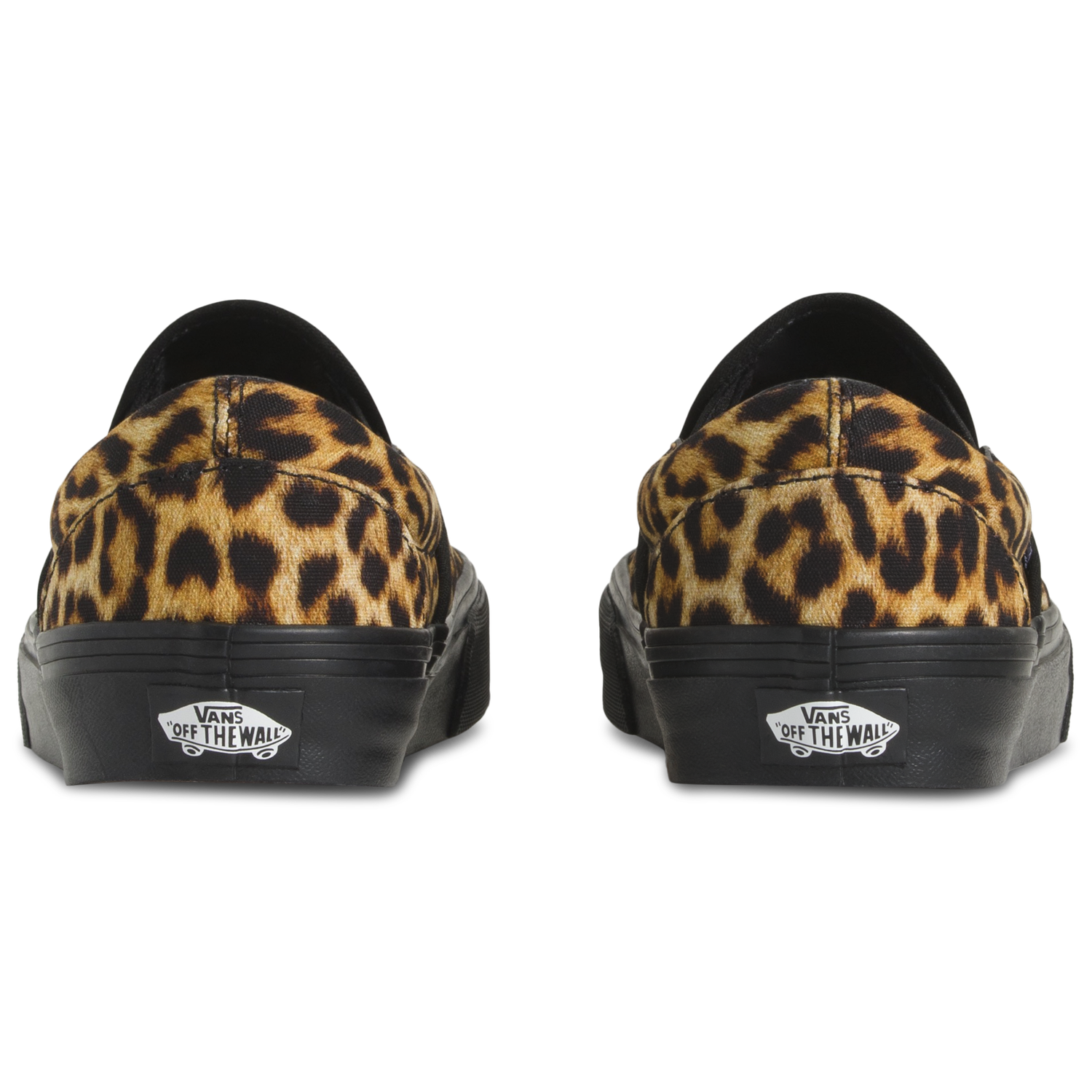 Vans Classic Slip-On Leopard - Women's - Black/Brown