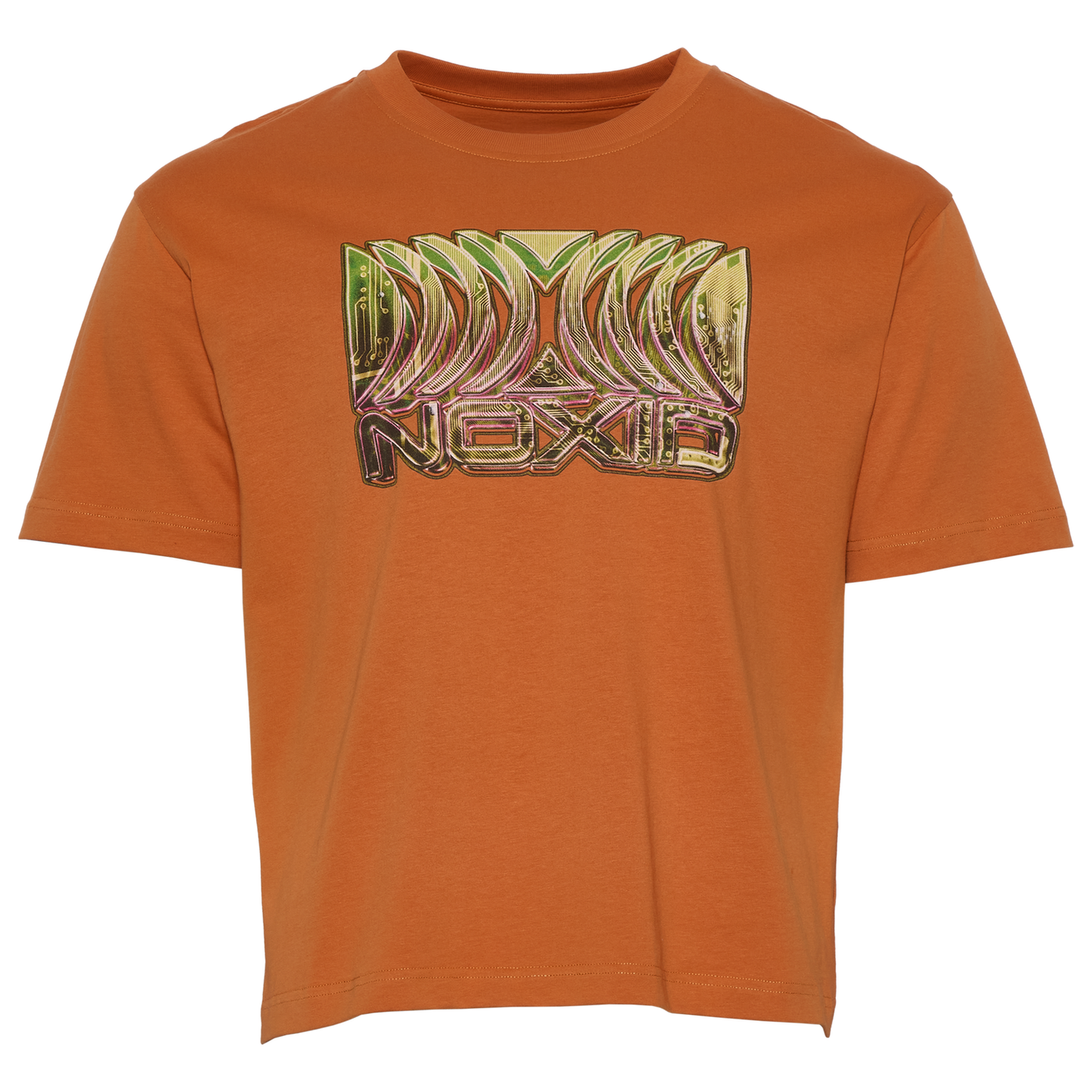 NOxID Circuit Short Sleeve T-Shirt - Men's - Orange/Green