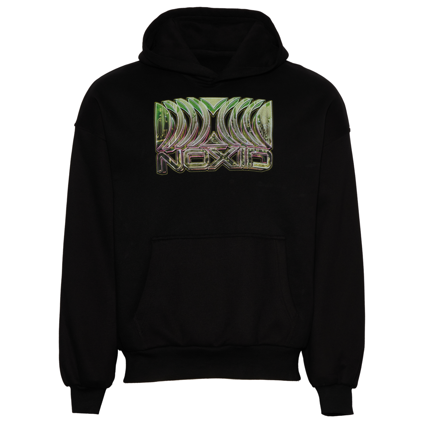NOxID Circuit Fleece Hoodie - Men's - Black/Green