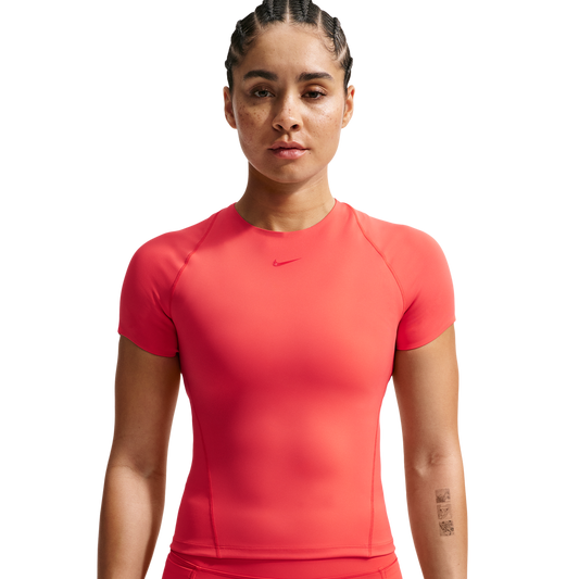 Nike Drifit Universal Seasonal SS Top - Women's - Lt Crimson/University Red/University Red