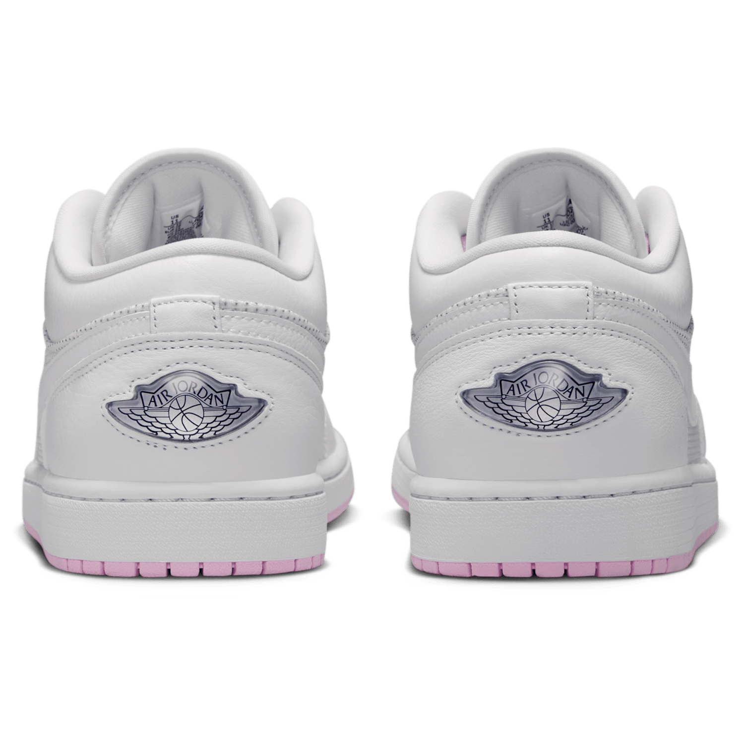 Jordan Air Jordan 1 Low SE - Men's - Summit White/Light Arctic Pink/Silver