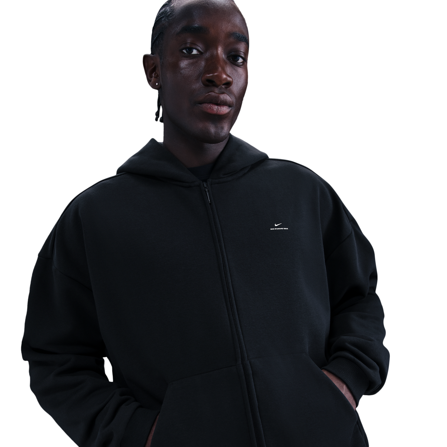 Nike TF SI Brush Hoodie - Men's - Pale Ivory/Black