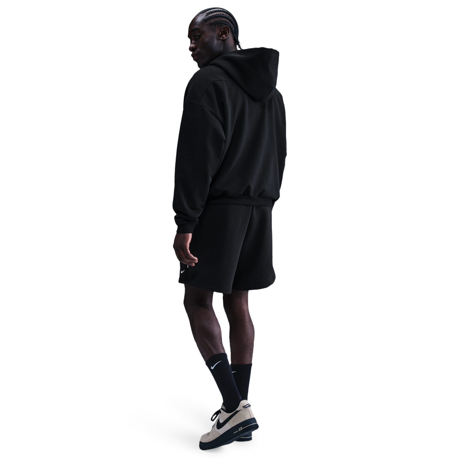 Nike TF SI Brush Hoodie - Men's - Pale Ivory/Black