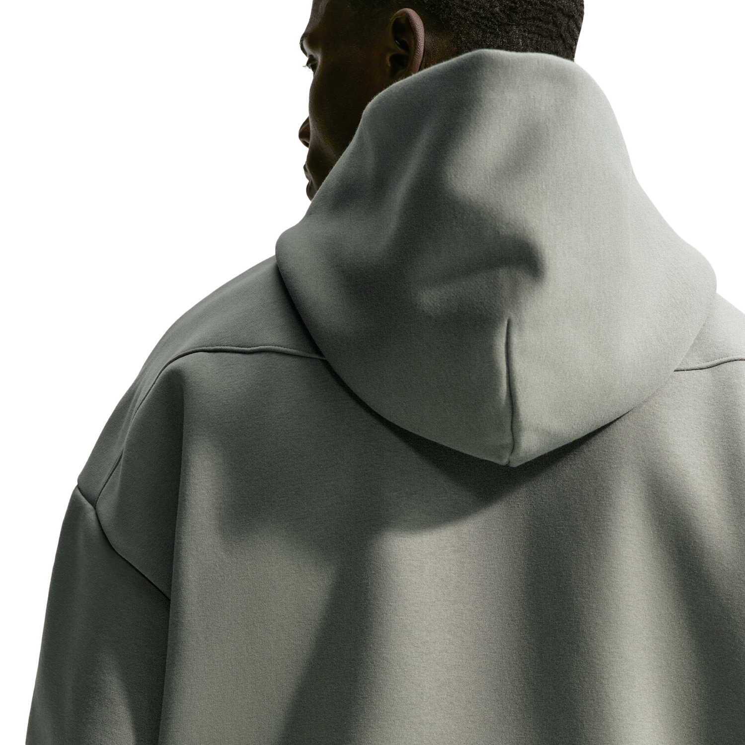 Nike TF SI Brush Hoodie - Men's - Dark Stucco/Pale Ivory