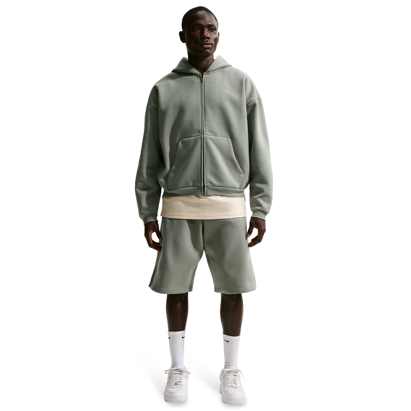 Nike TF SI Brush Hoodie - Men's - Dark Stucco/Pale Ivory