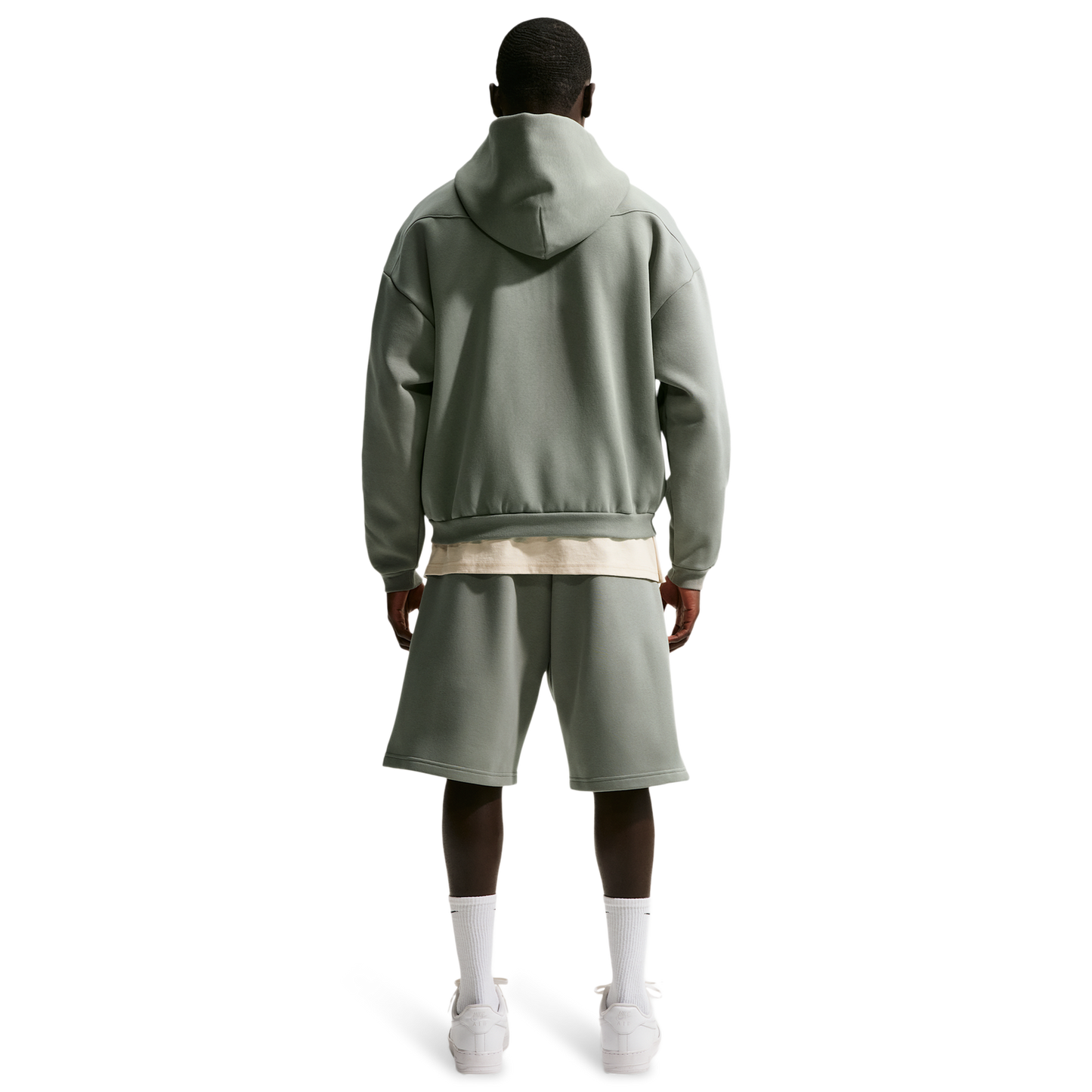 Nike TF SI Brush Hoodie - Men's - Dark Stucco/Pale Ivory