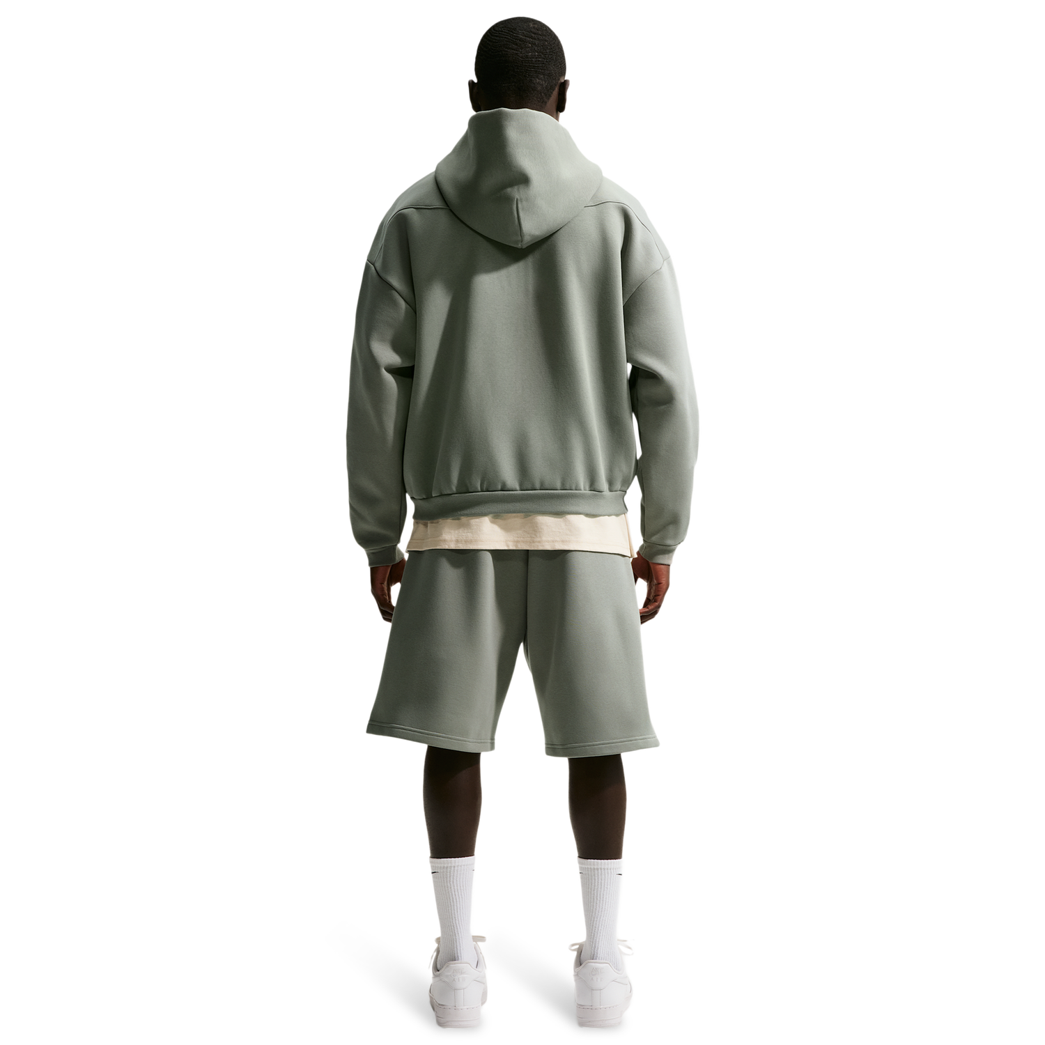 Nike TF SI Brush Hoodie - Men's - Dark Stucco/Pale Ivory