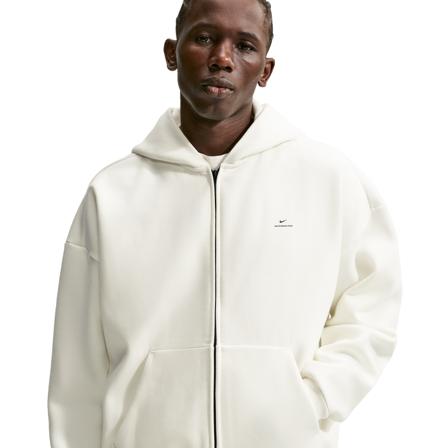 Nike TF SI Brush Hoodie - Men's - Sail/Black