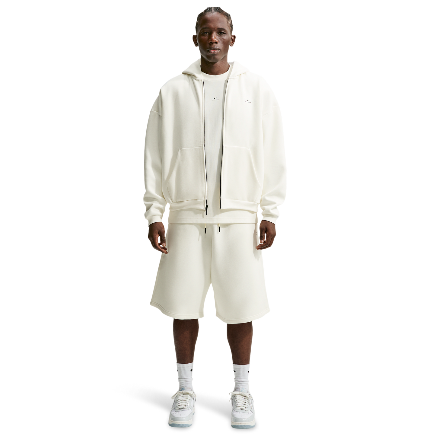 Nike TF SI Brush Hoodie - Men's - Sail/Black