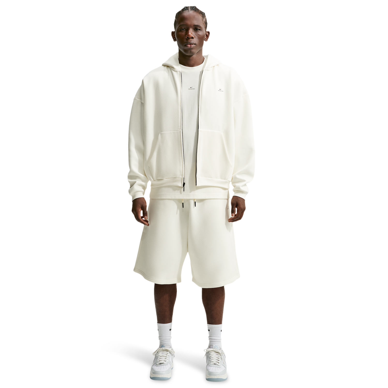 Nike TF SI Brush Hoodie - Men's - Sail/Black