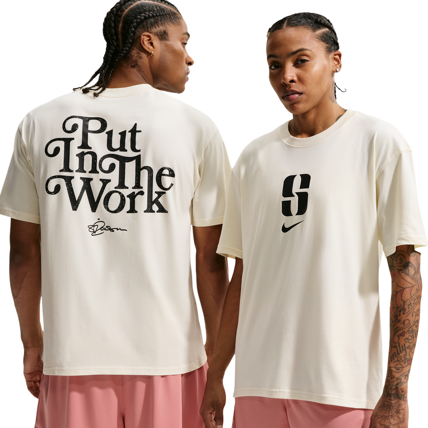 Nike Dri-FIT Put In The Work T-Shirt - Men's - Coconut Milk