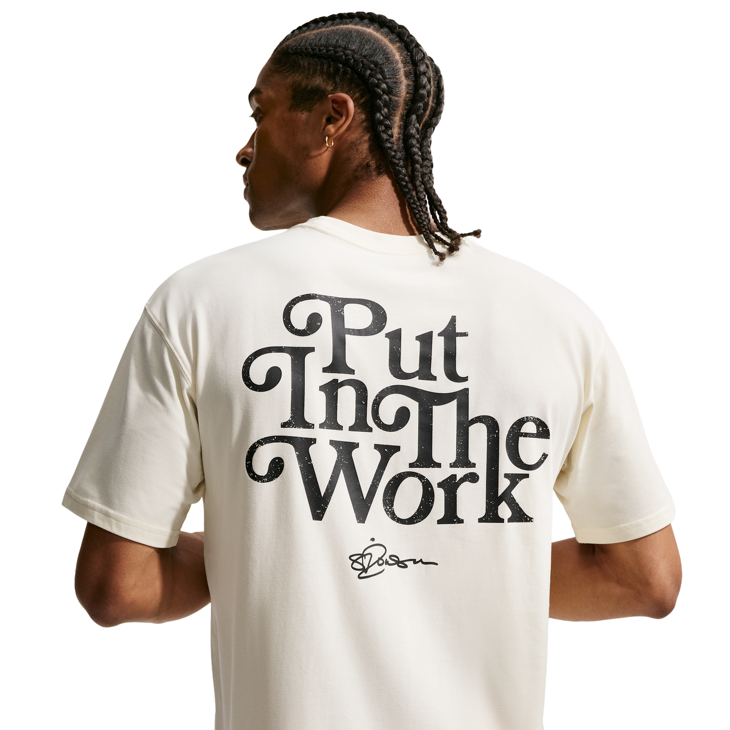 Nike Dri-FIT Put In The Work T-Shirt - Men's - Coconut Milk