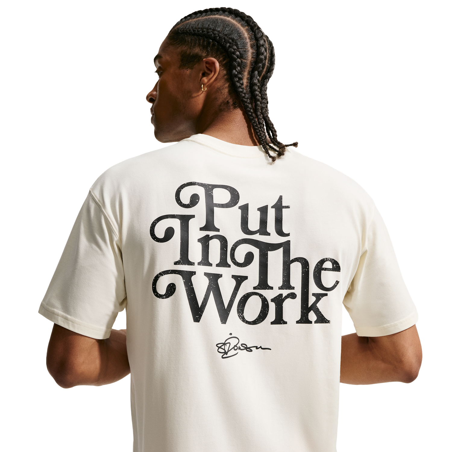 Nike Dri-FIT Put In The Work T-Shirt - Men's - Coconut Milk