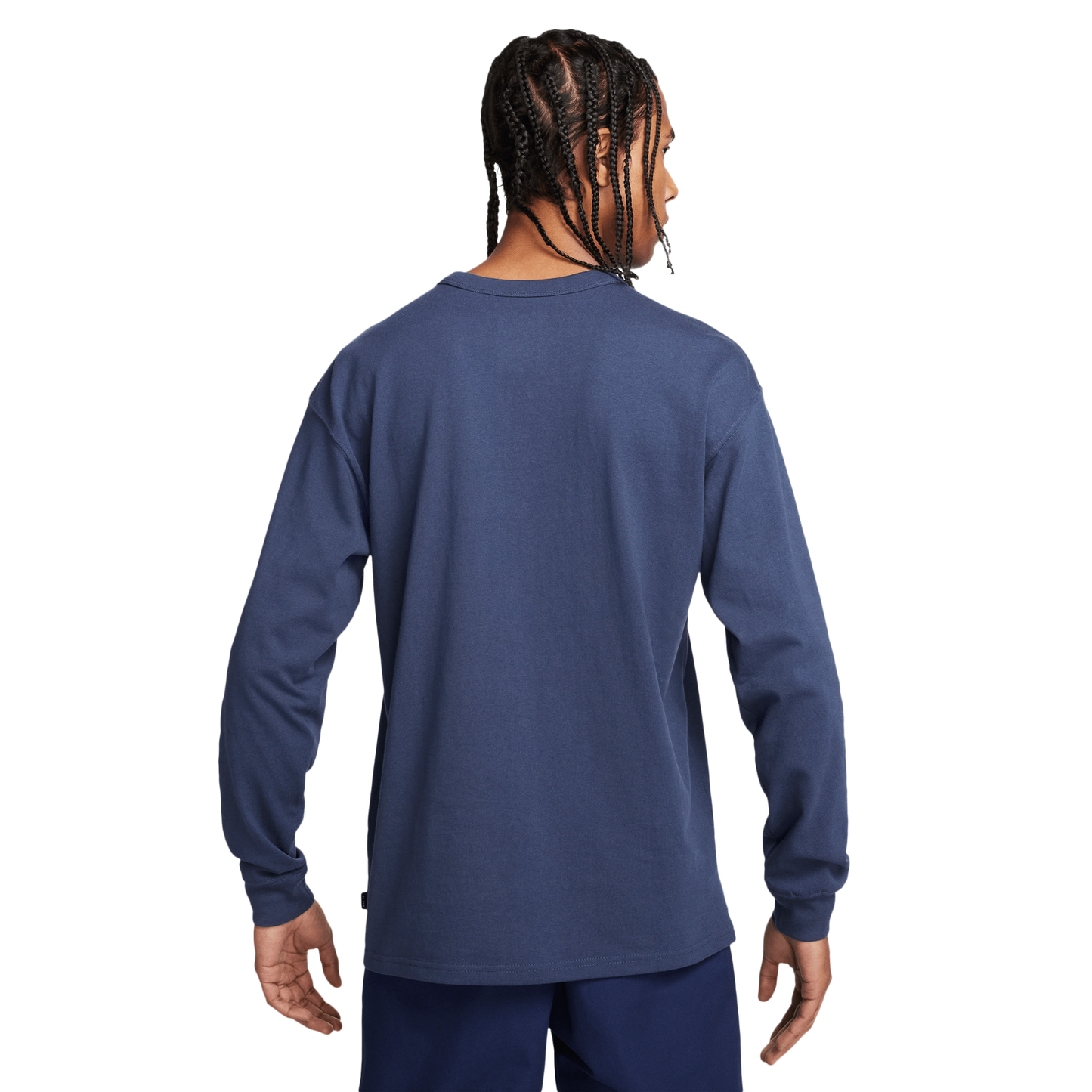 Nike Premium Essentials Long Sleeve SUST T-Shirt - Men's - Thunder Blue