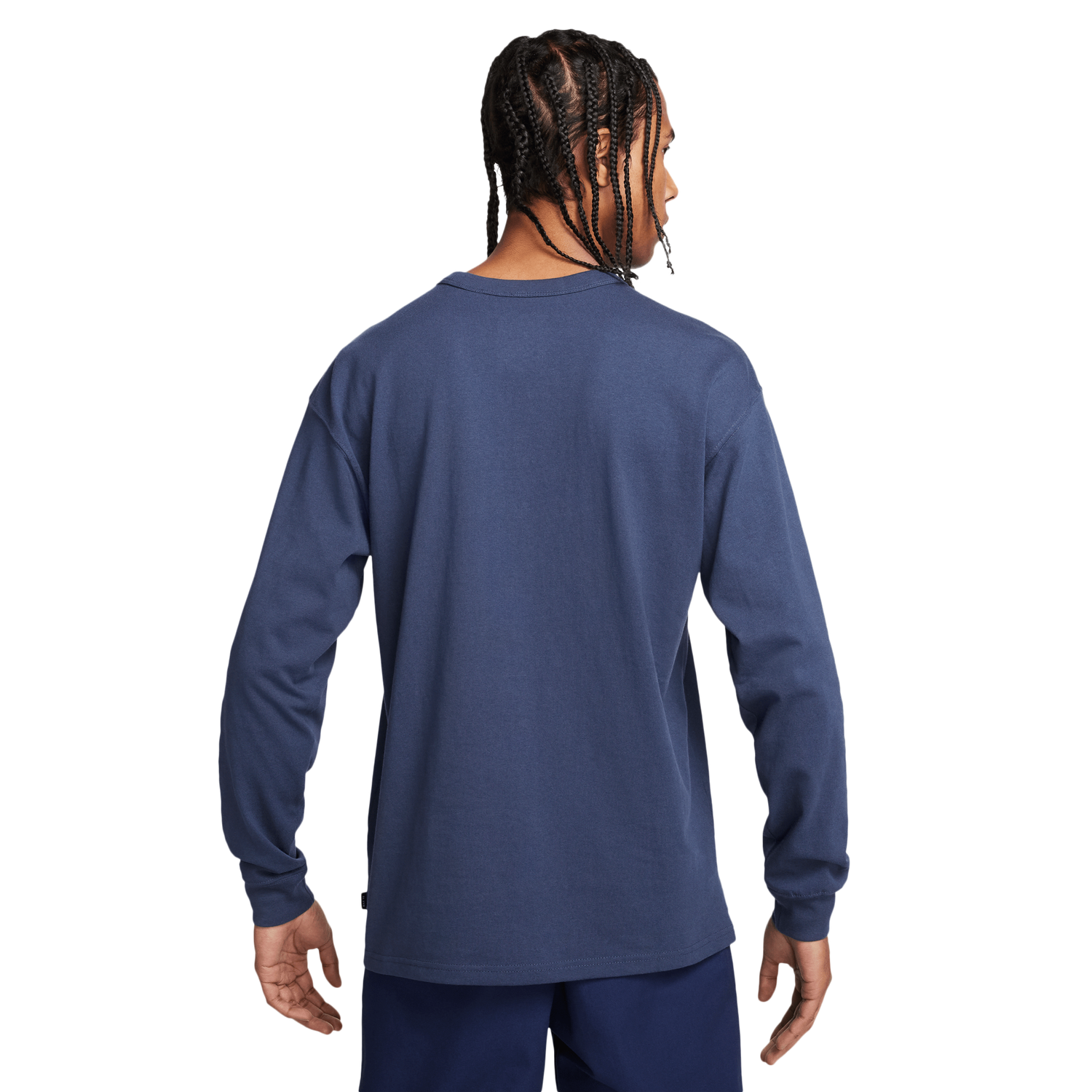 Nike Premium Essentials Long Sleeve SUST T-Shirt - Men's - Thunder Blue