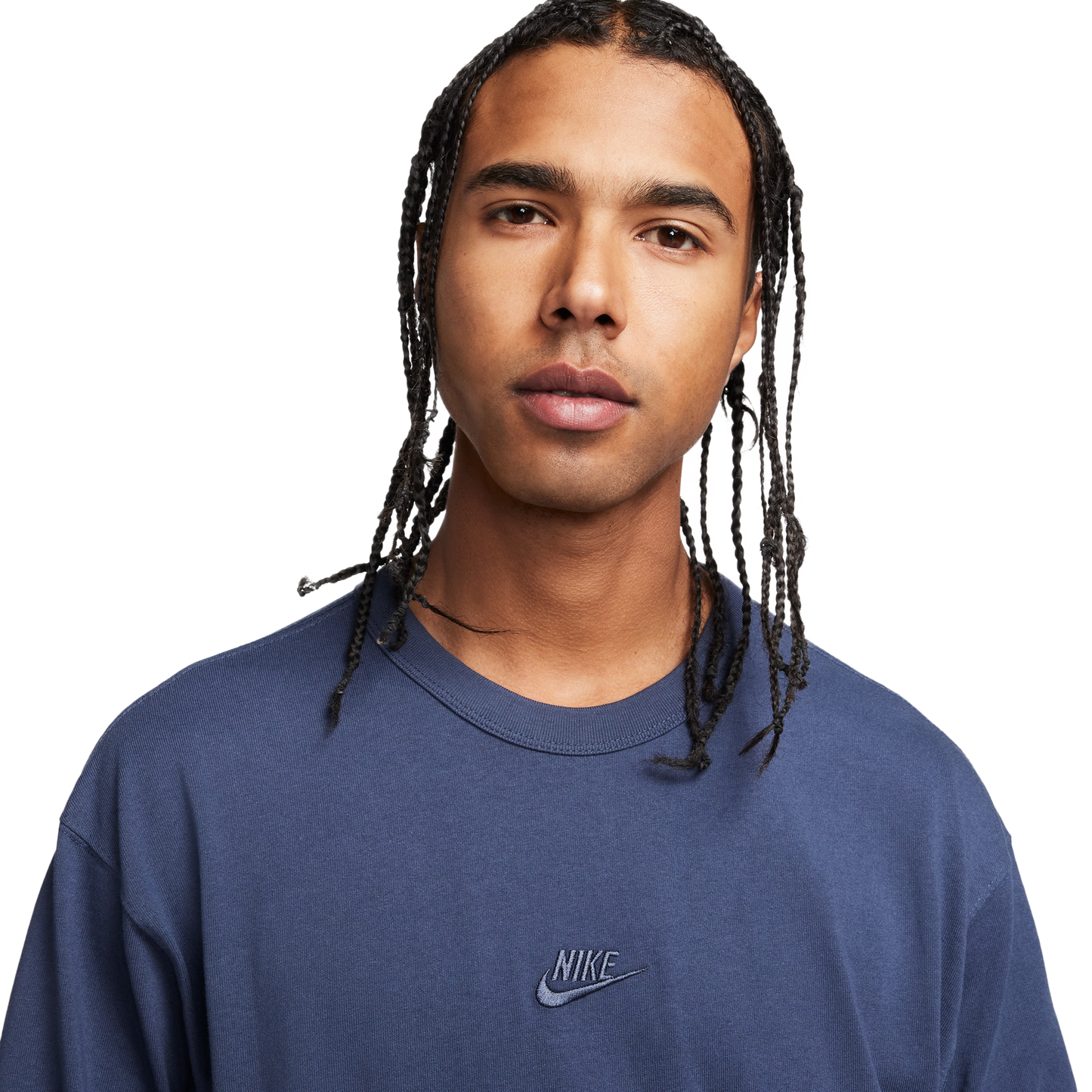 Nike Premium Essentials Long Sleeve SUST T-Shirt - Men's - Thunder Blue