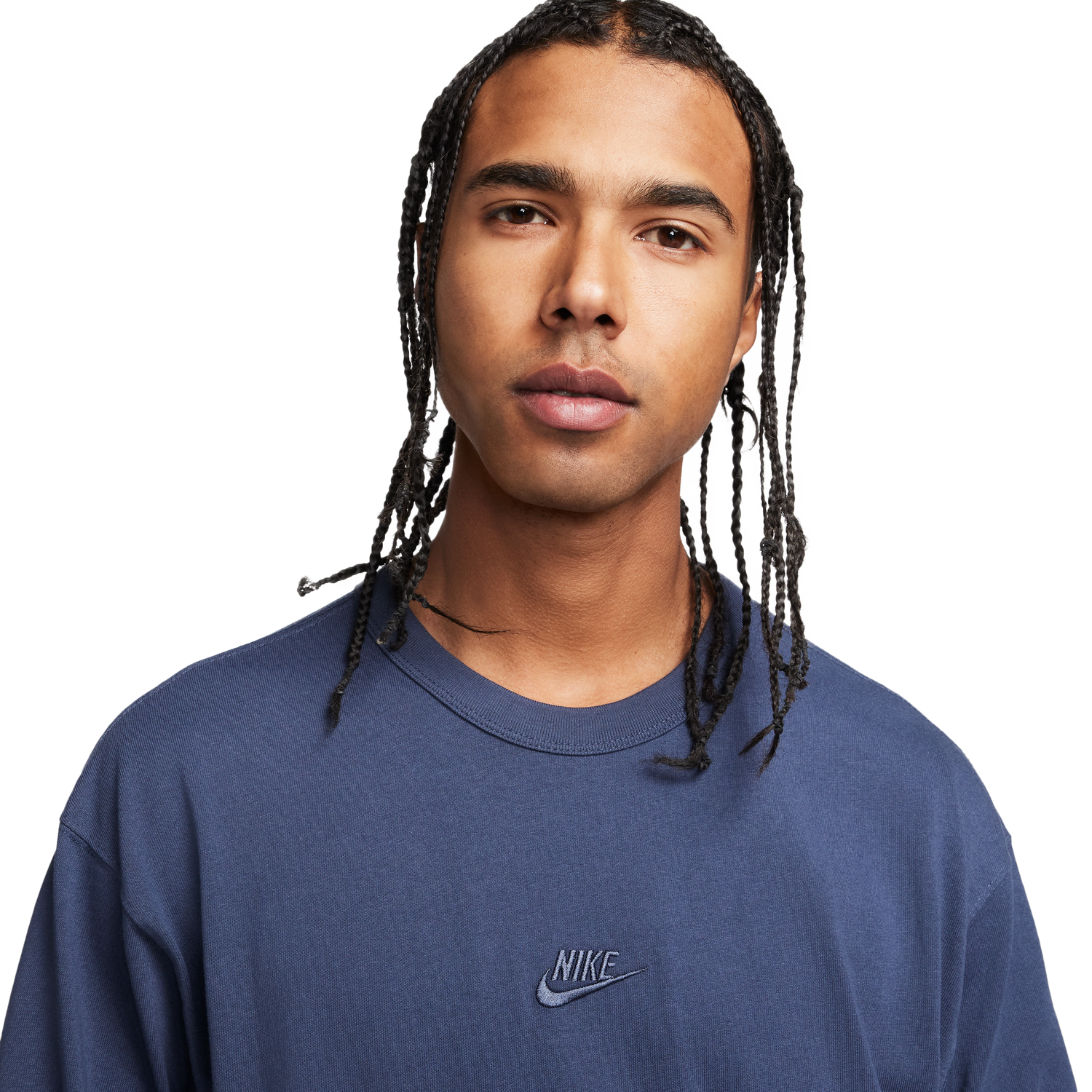Nike Premium Essentials Long Sleeve SUST T-Shirt - Men's - Thunder Blue