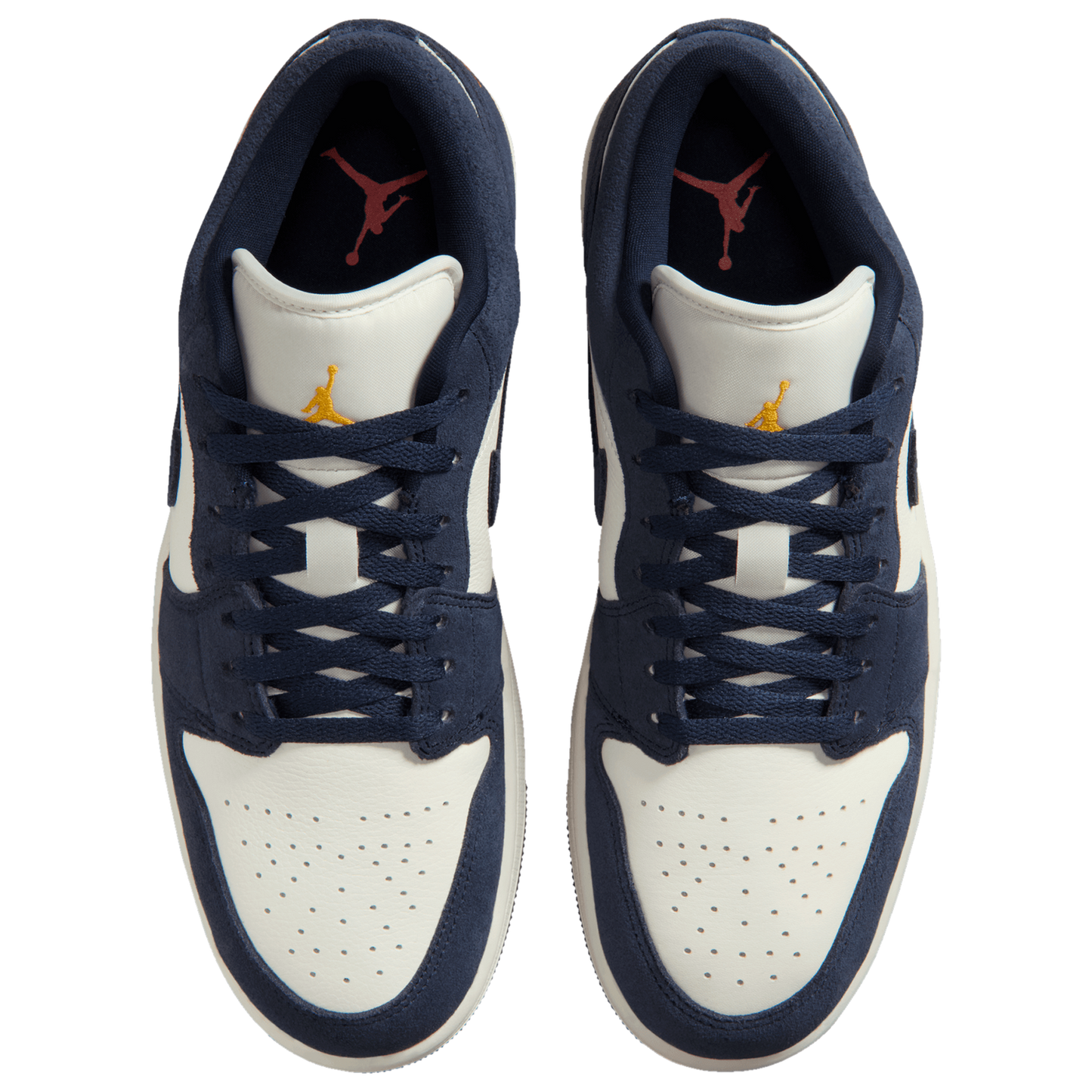 Jordan Air Jordan 1 Low SE - Men's - University Gold/Chile Red/Obsidian