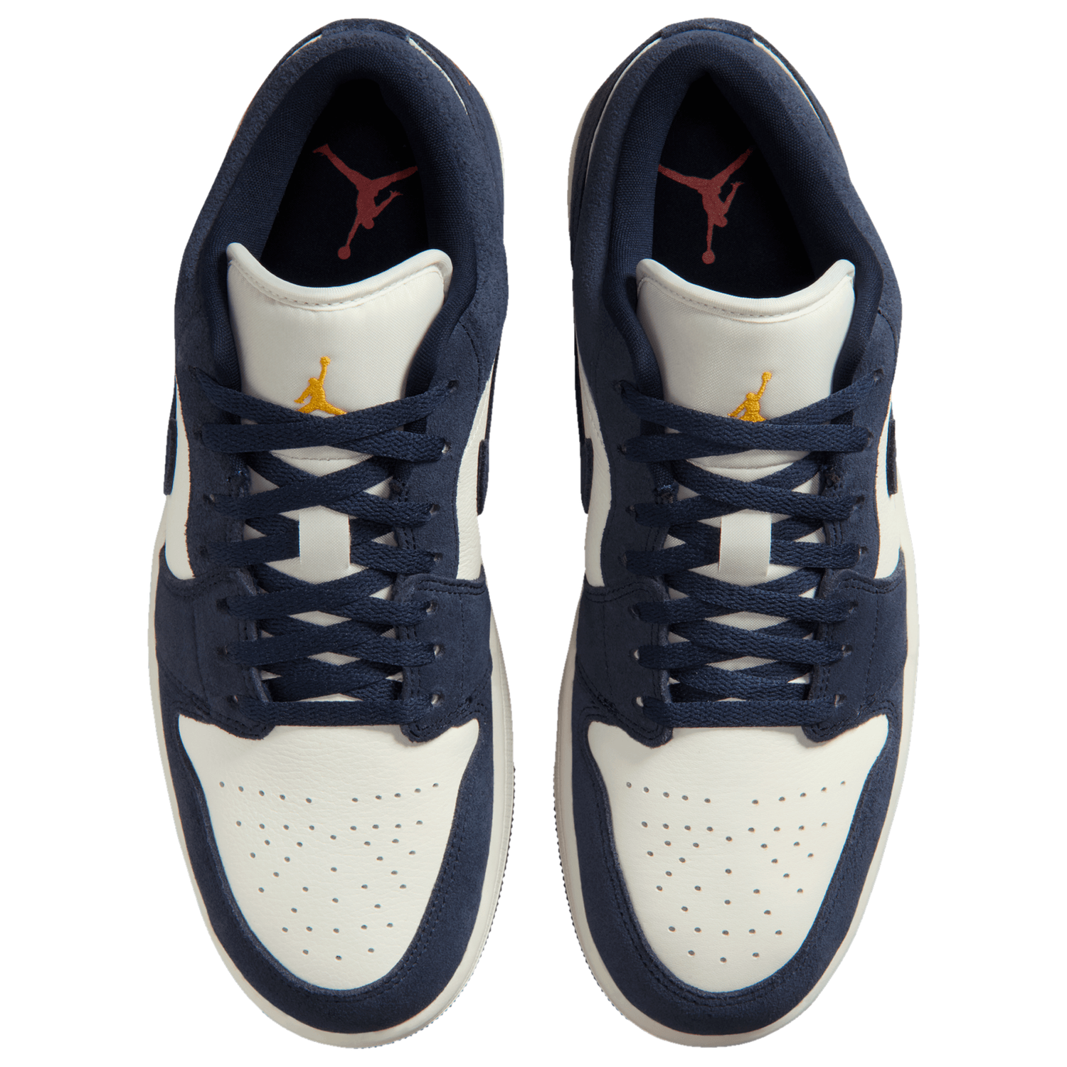 Jordan Air Jordan 1 Low SE - Men's - University Gold/Chile Red/Obsidian