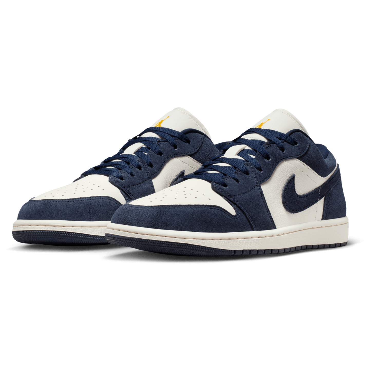 Jordan Air Jordan 1 Low SE - Men's - University Gold/Chile Red/Obsidian