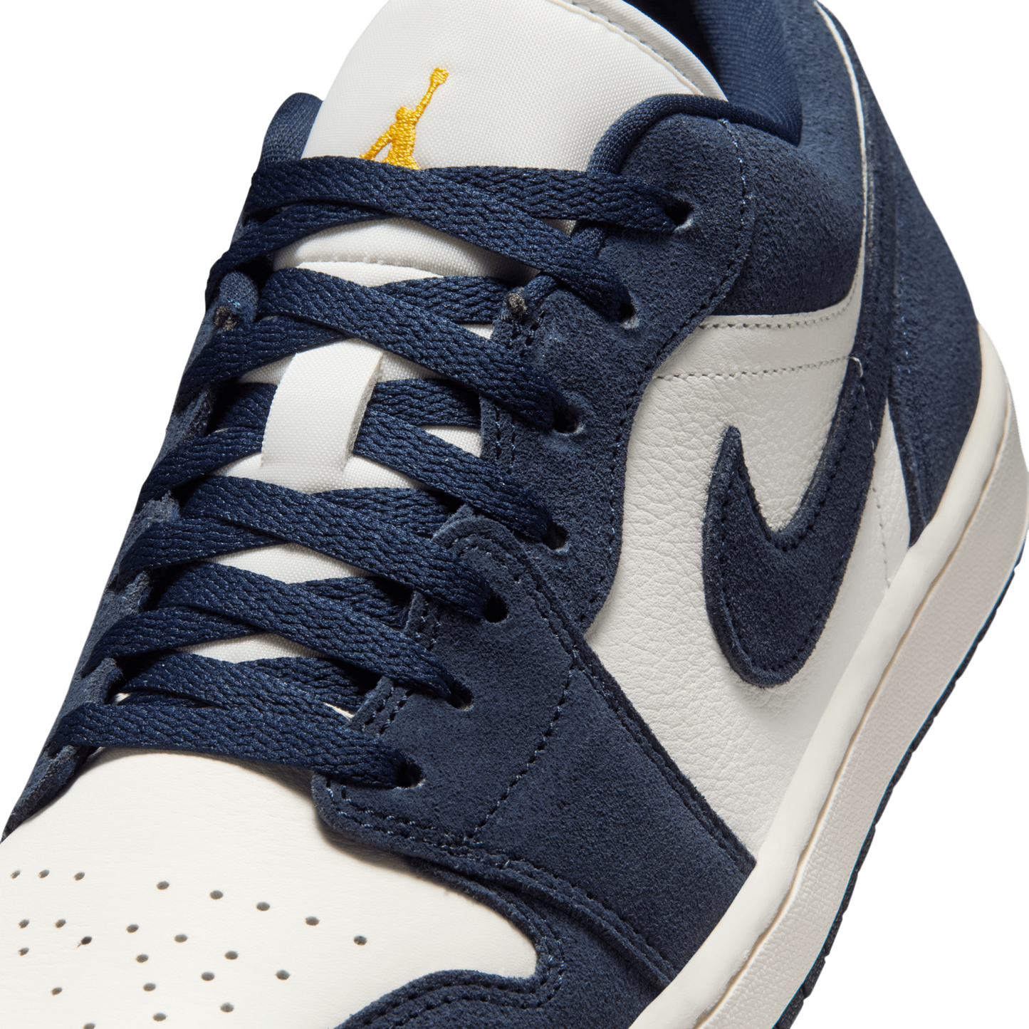 Jordan Air Jordan 1 Low SE - Men's - University Gold/Chile Red/Obsidian
