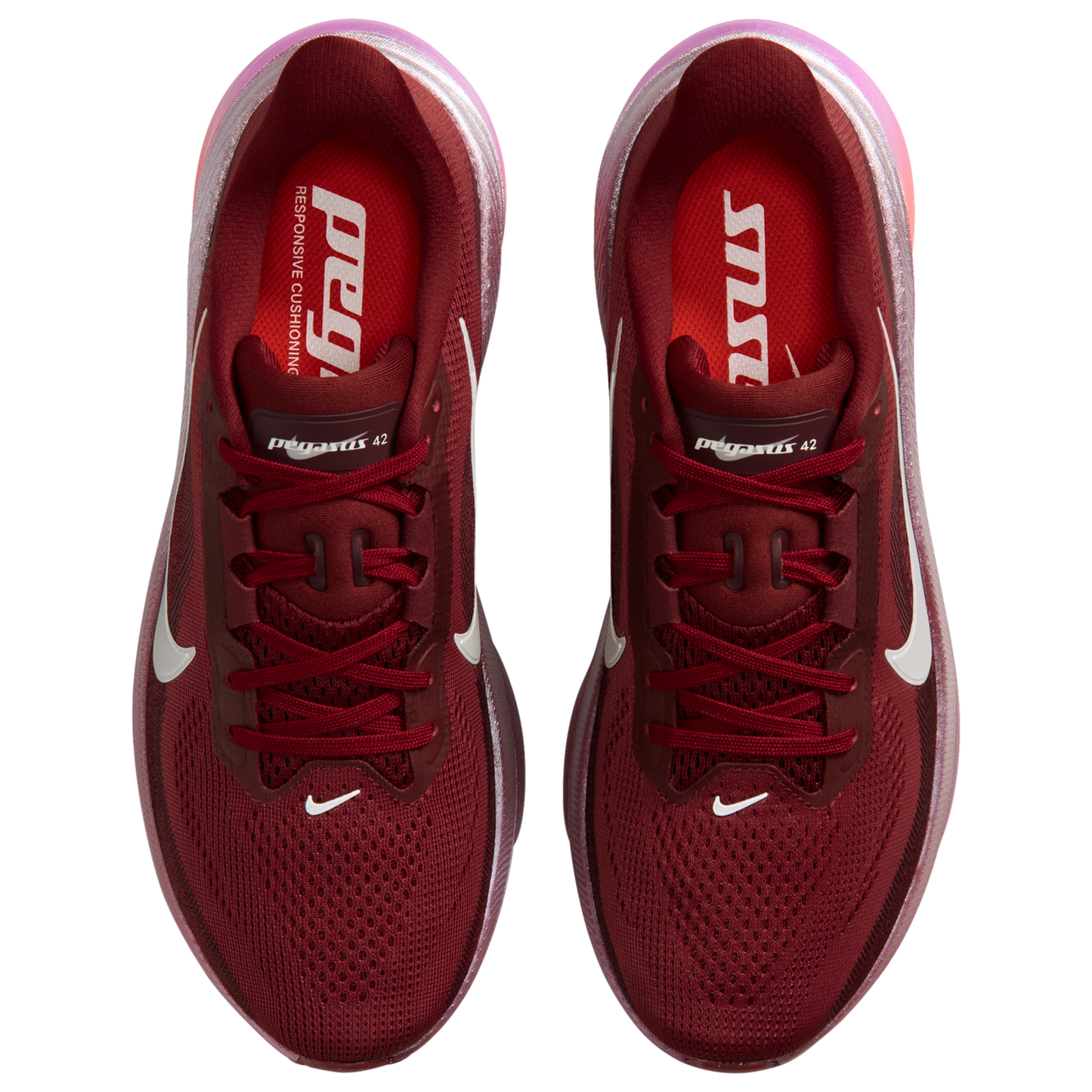Nike Air Zoom Pegasus 42 SE - Women's - Team Red/Barely Green/Atomic Pink