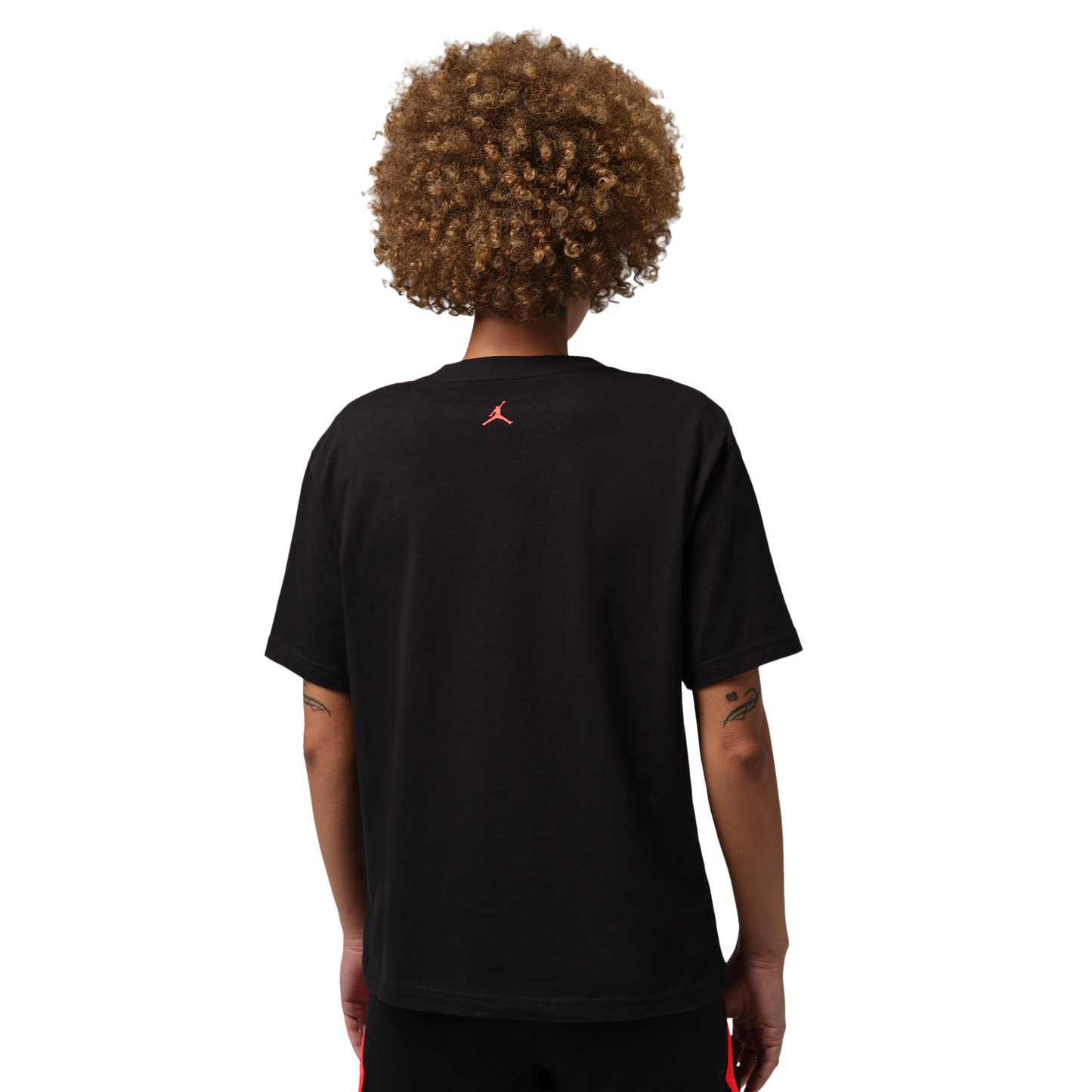 Jordan SPT DF SS GFX TEE HTG - Women's - Black/Infrared