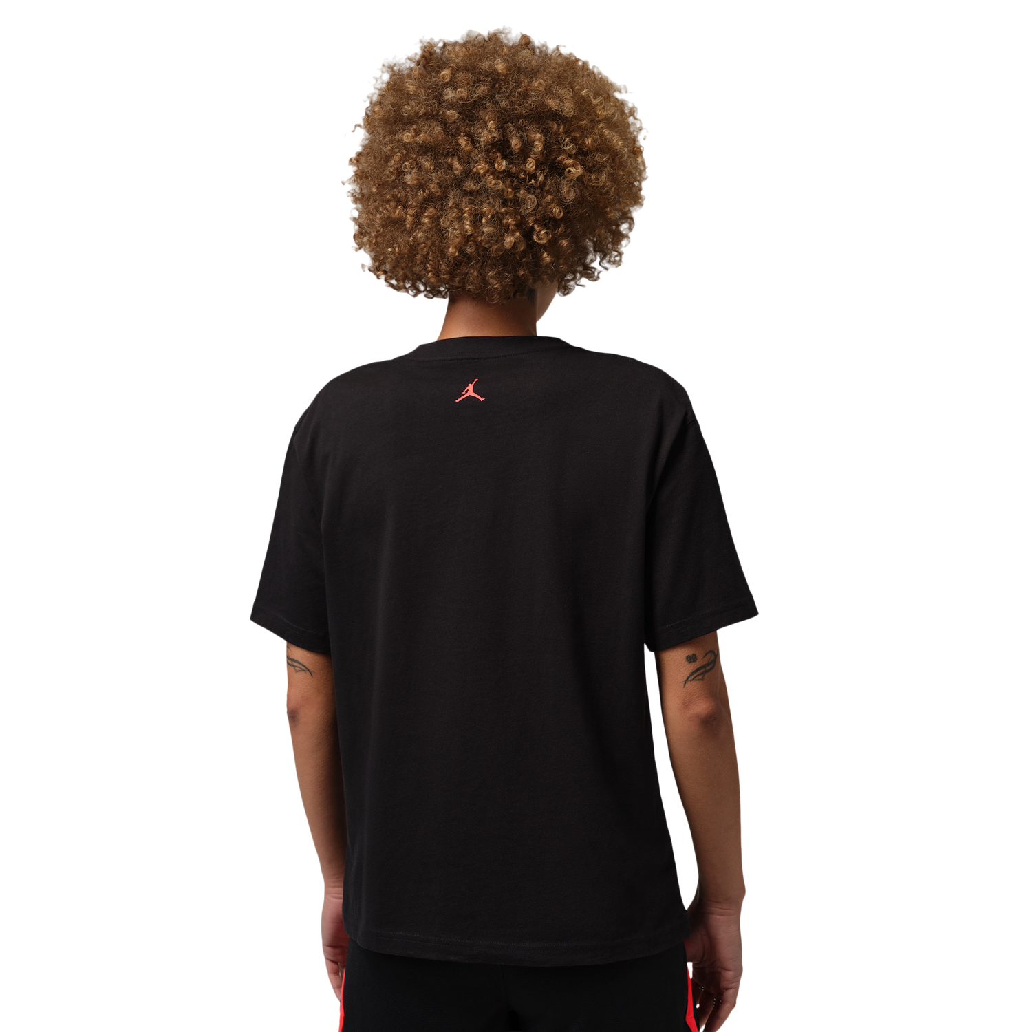 Jordan SPT DF SS GFX TEE HTG - Women's - Black/Infrared