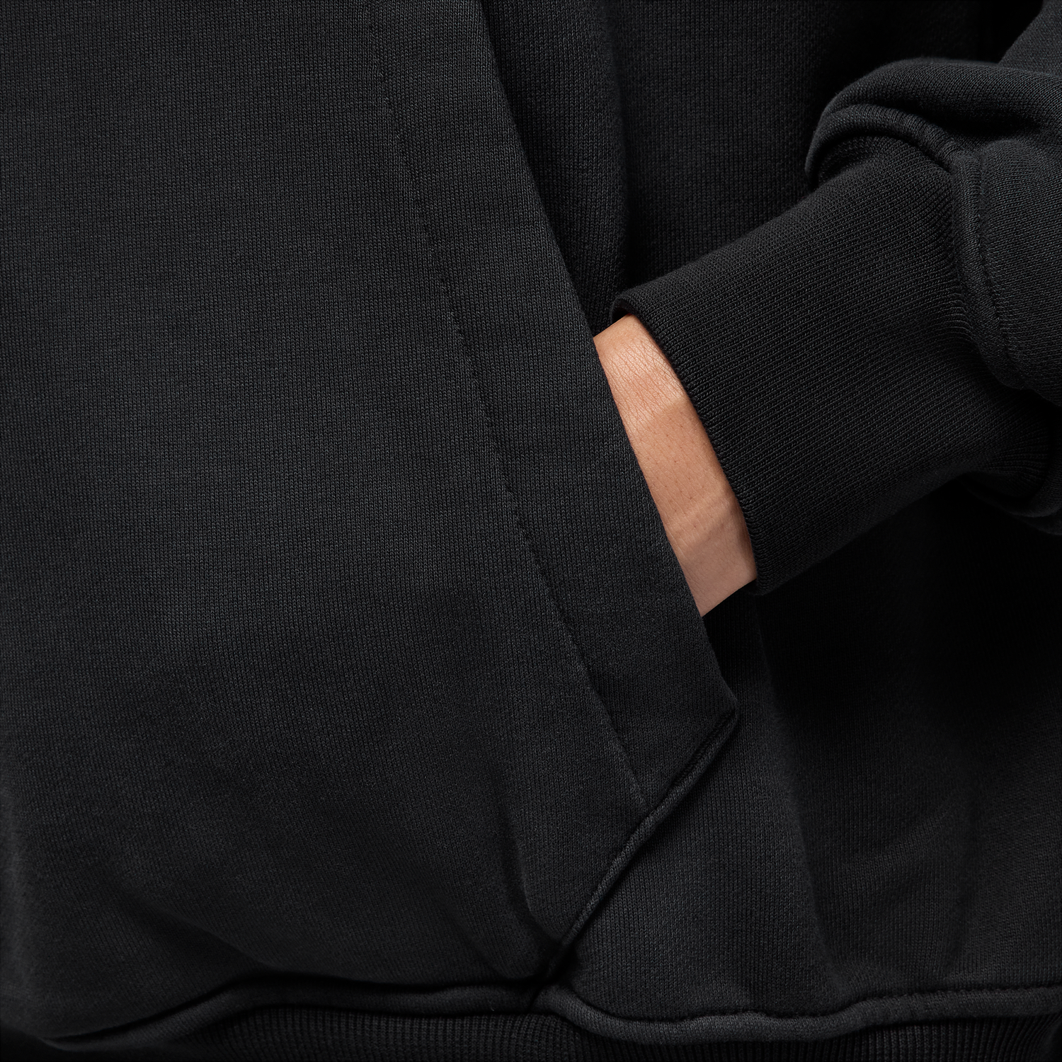 Jordan Flight Club Fleece Quarter-Zip - Women's - Black