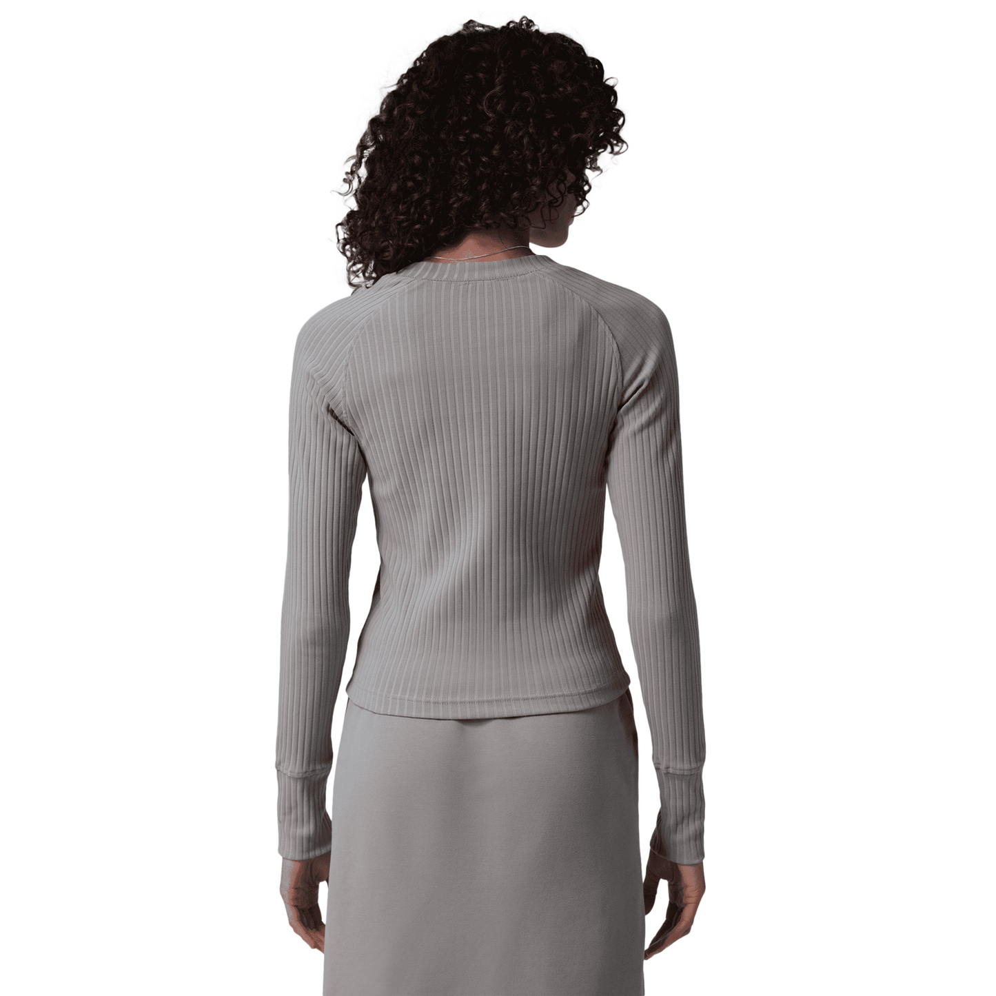 Jordan Flight Long Sleeve Top - Women's - Enigma Stone/Sail