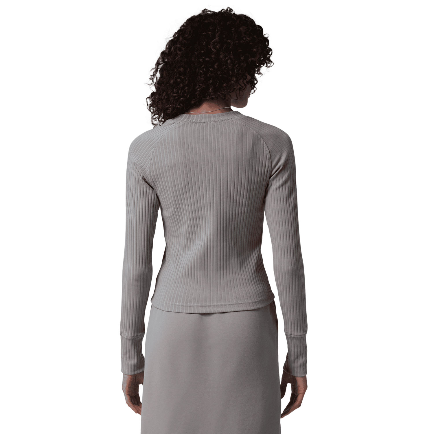 Jordan Flight Long Sleeve Top - Women's - Enigma Stone/Sail
