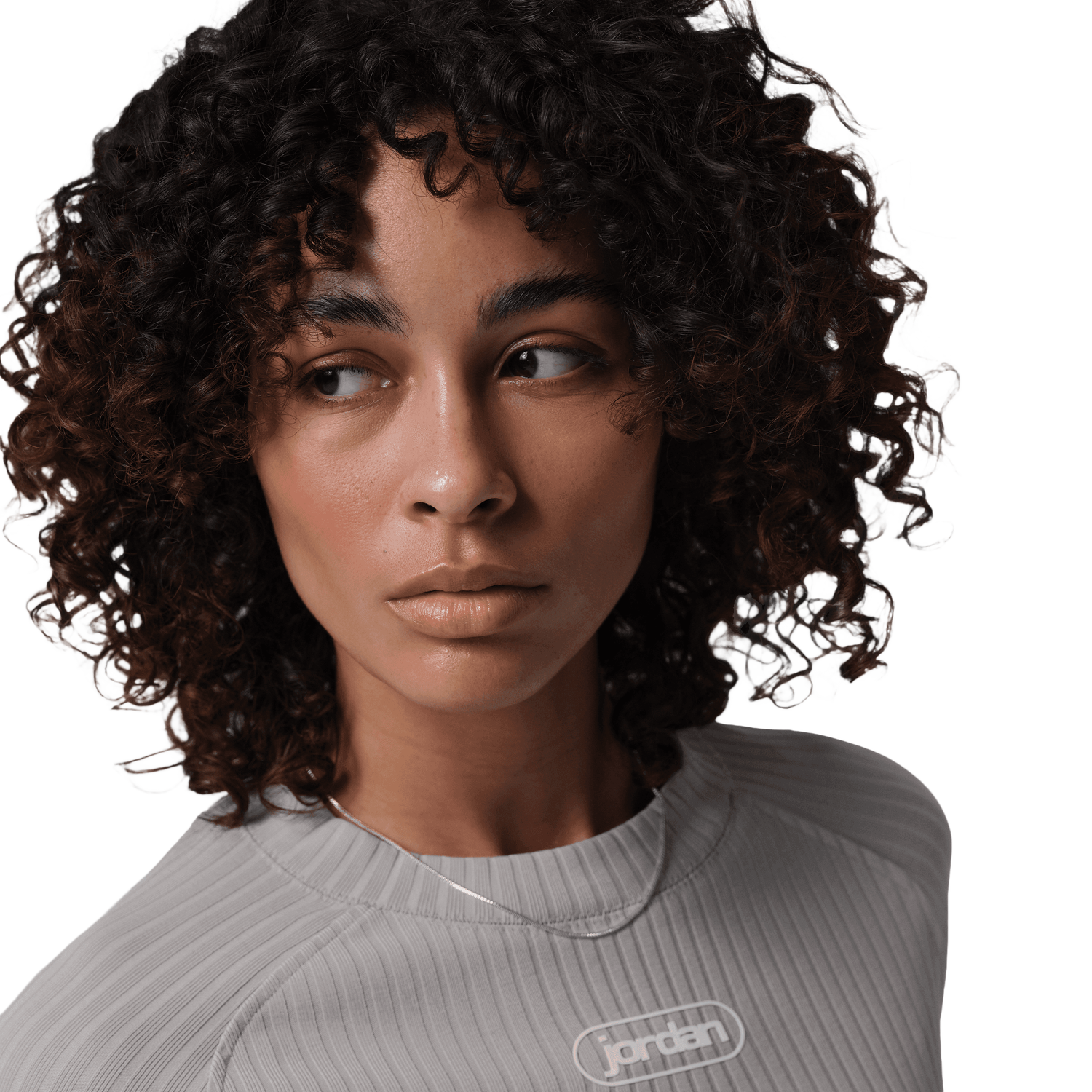 Jordan Flight Long Sleeve Top - Women's - Enigma Stone/Sail