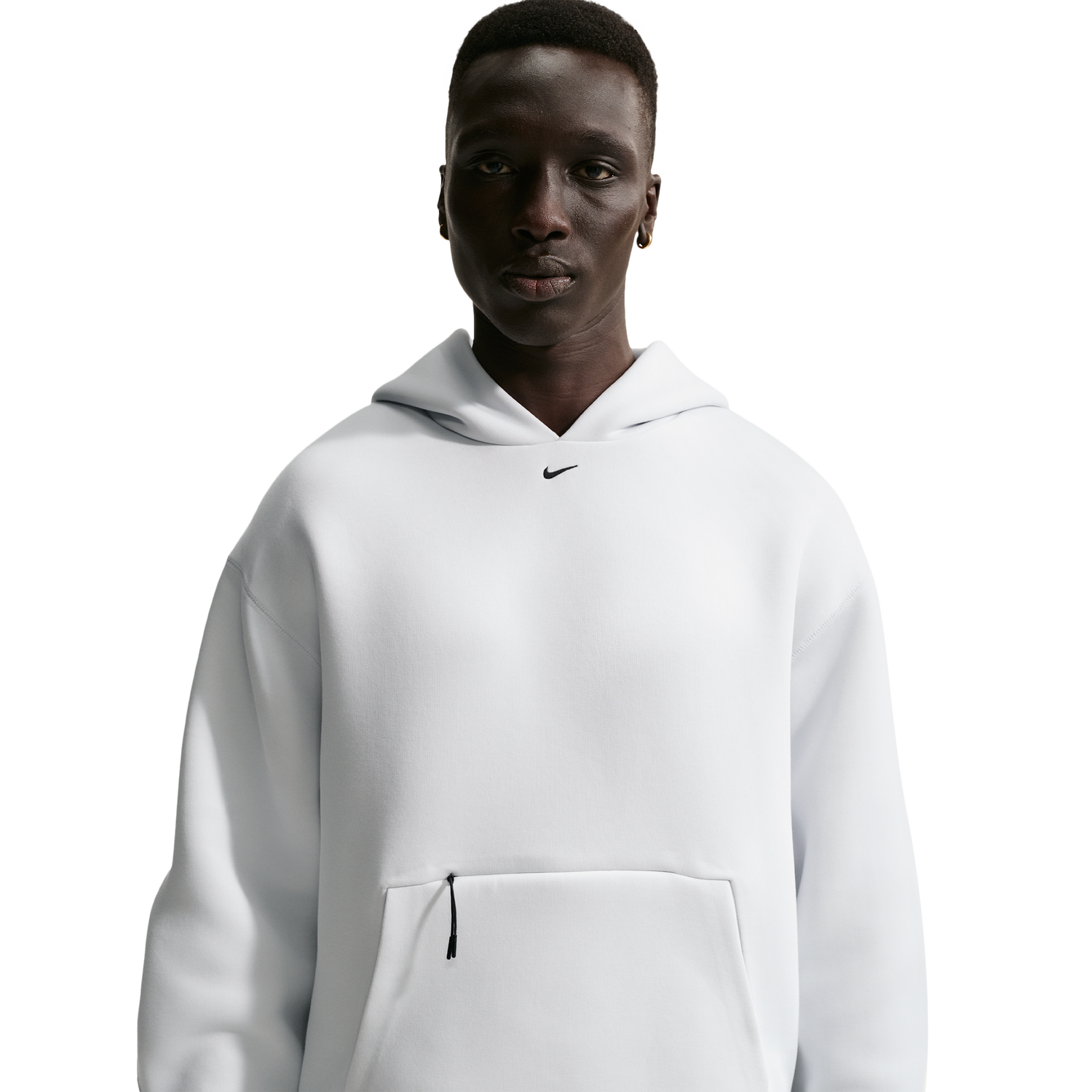 Nike Tech Ergo Pullover Hoodie - Men's - Off White/Black