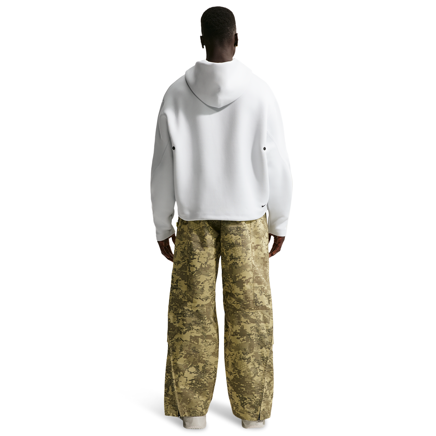 Nike Tech Ergo Pullover Hoodie - Men's - Off White/Black