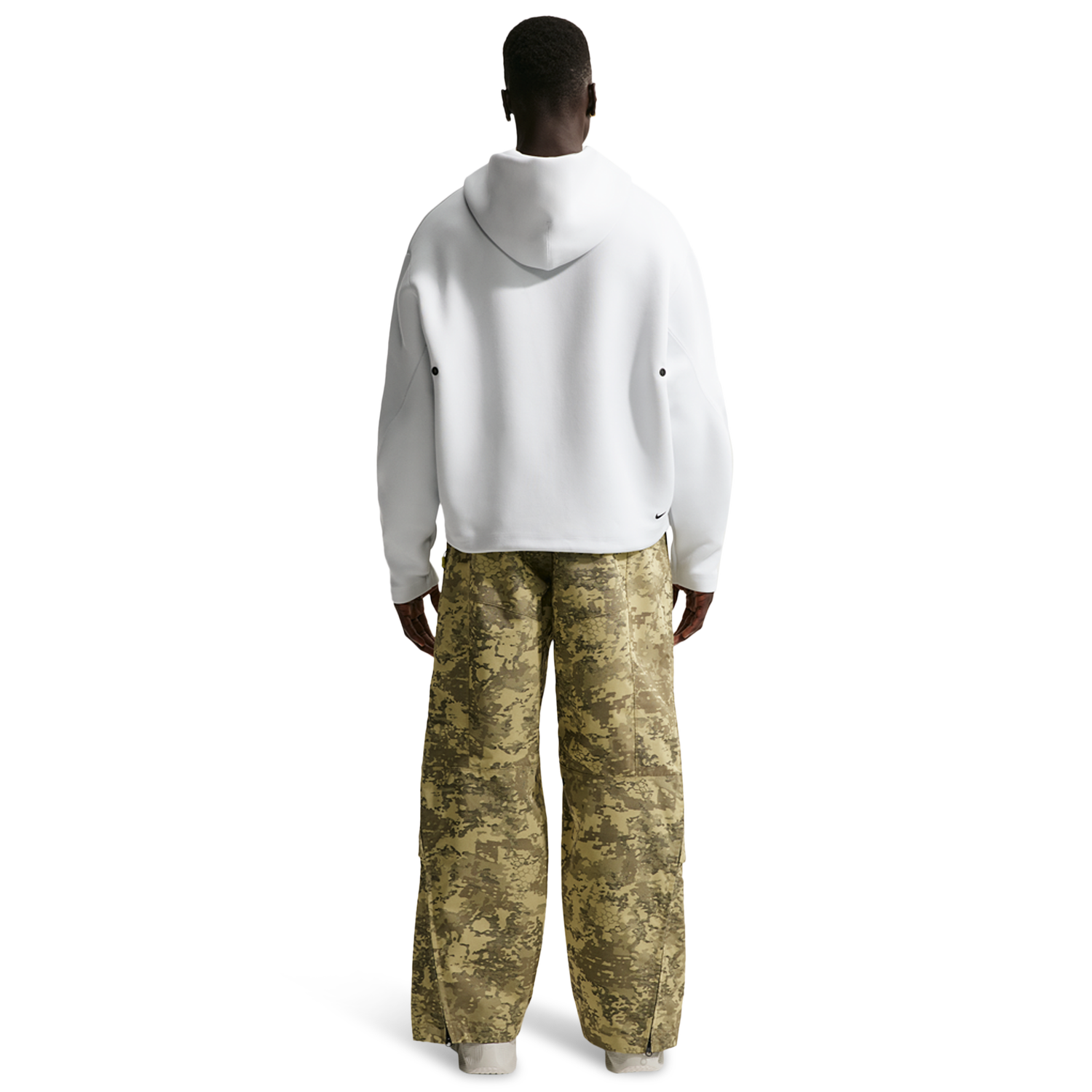 Nike Tech Ergo Pullover Hoodie - Men's - Off White/Black