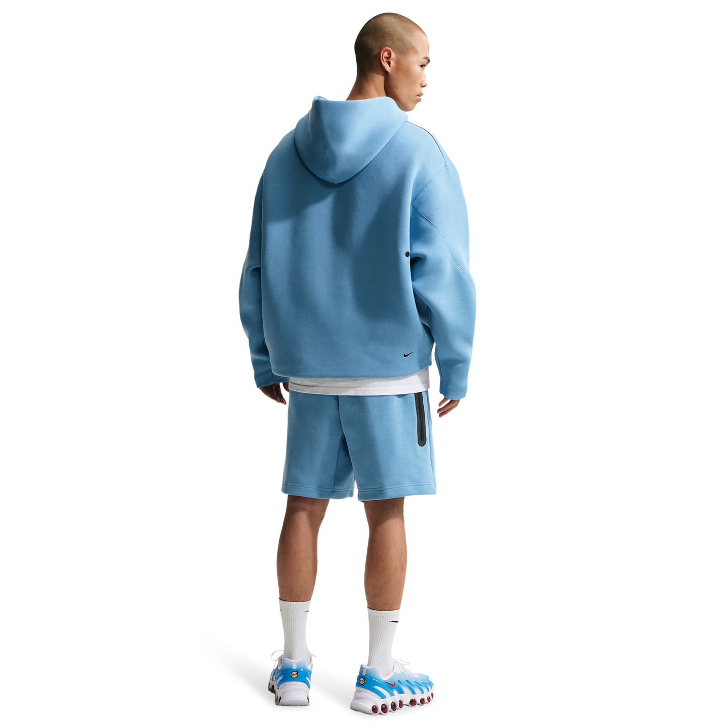 Nike Tech Ergo Pullover Hoodie - Men's - Work Blue/Black