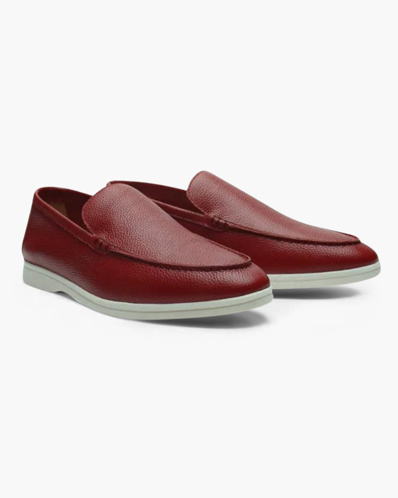 Men's Cowhide Leather Loafers - foto 6