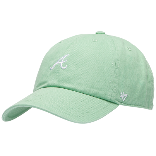 47 Brand Braves Base Runner Ballpark 47 Clean Up Cap - Men's - Green/Multi