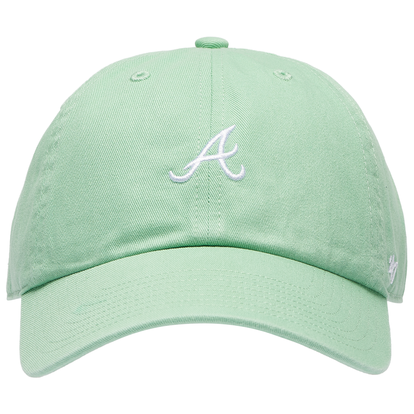 47 Brand Braves Base Runner Ballpark 47 Clean Up Cap - Men's - Green/Multi