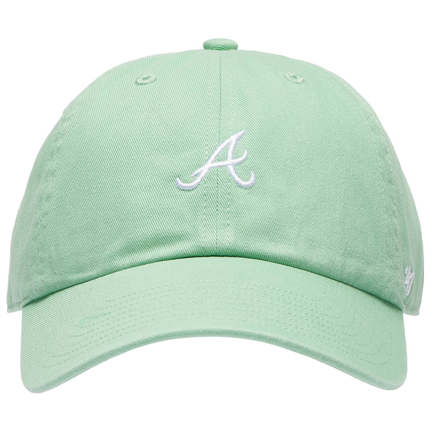 47 Brand Braves Base Runner Ballpark 47 Clean Up Cap - Men's - Green/Multi