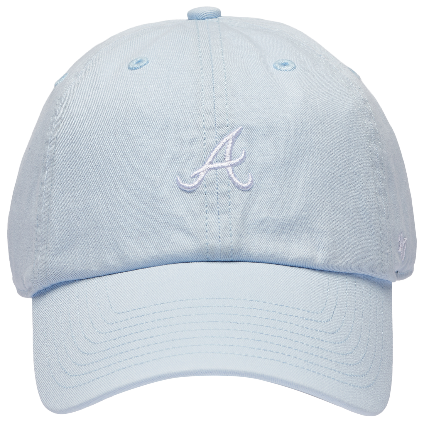 47 Brand Braves Base Runner Ballpark 47 Clean Up Cap - Men's - Blue/Multi