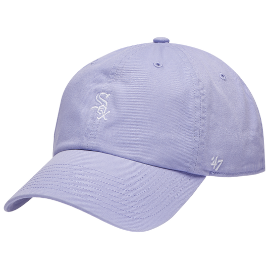 47 Brand White Sox Base Runner Ballpark 47 Clean Up Cap - Men's - Purple/Multi