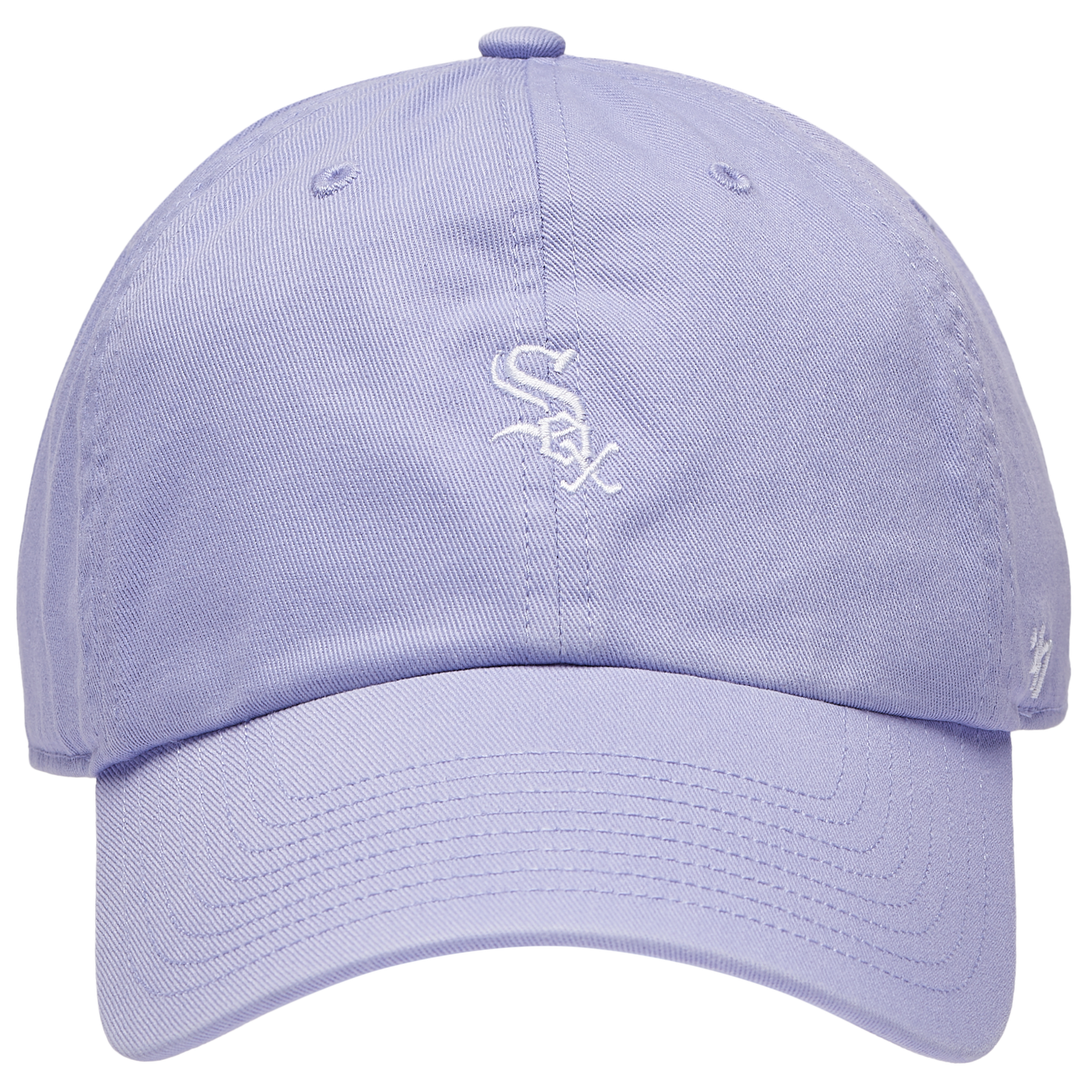 47 Brand White Sox Base Runner Ballpark 47 Clean Up Cap - Men's - Purple/Multi