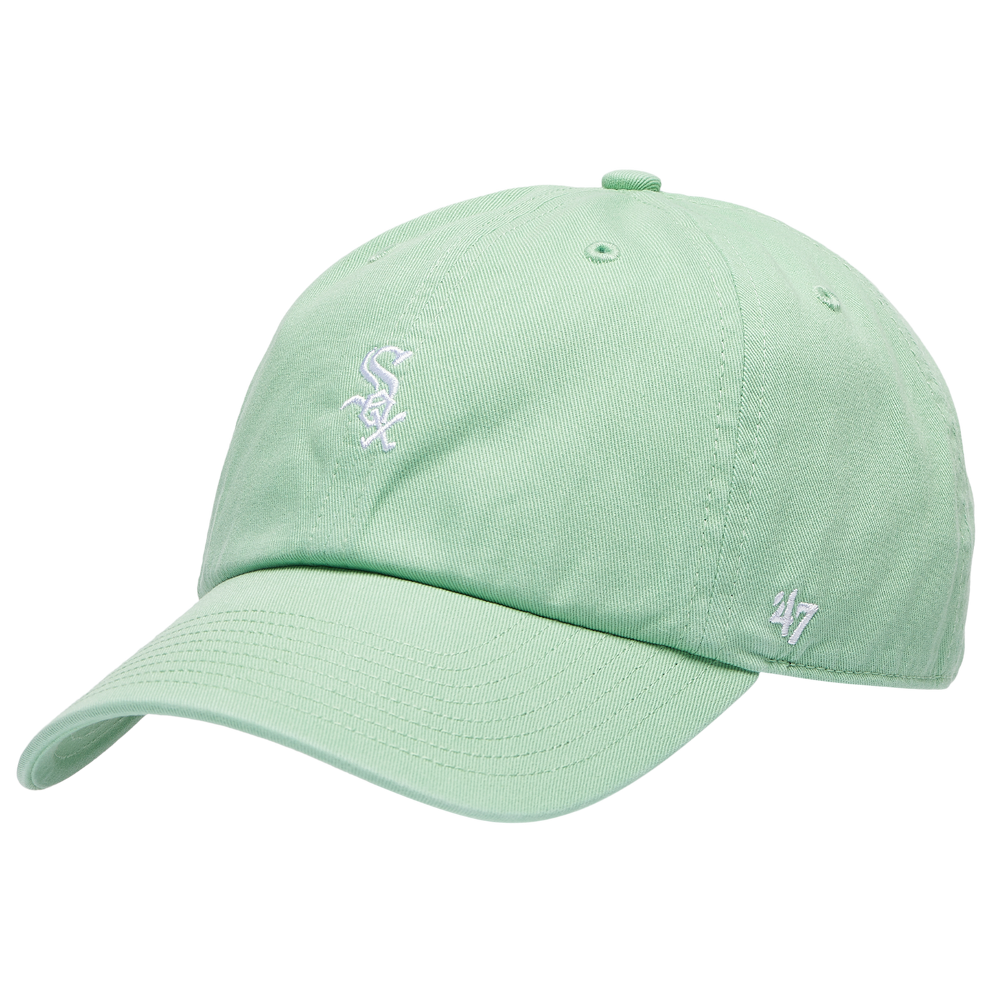 47 Brand White Sox Base Runner Ballpark 47 Clean Up Cap - Men's - Green/Multi