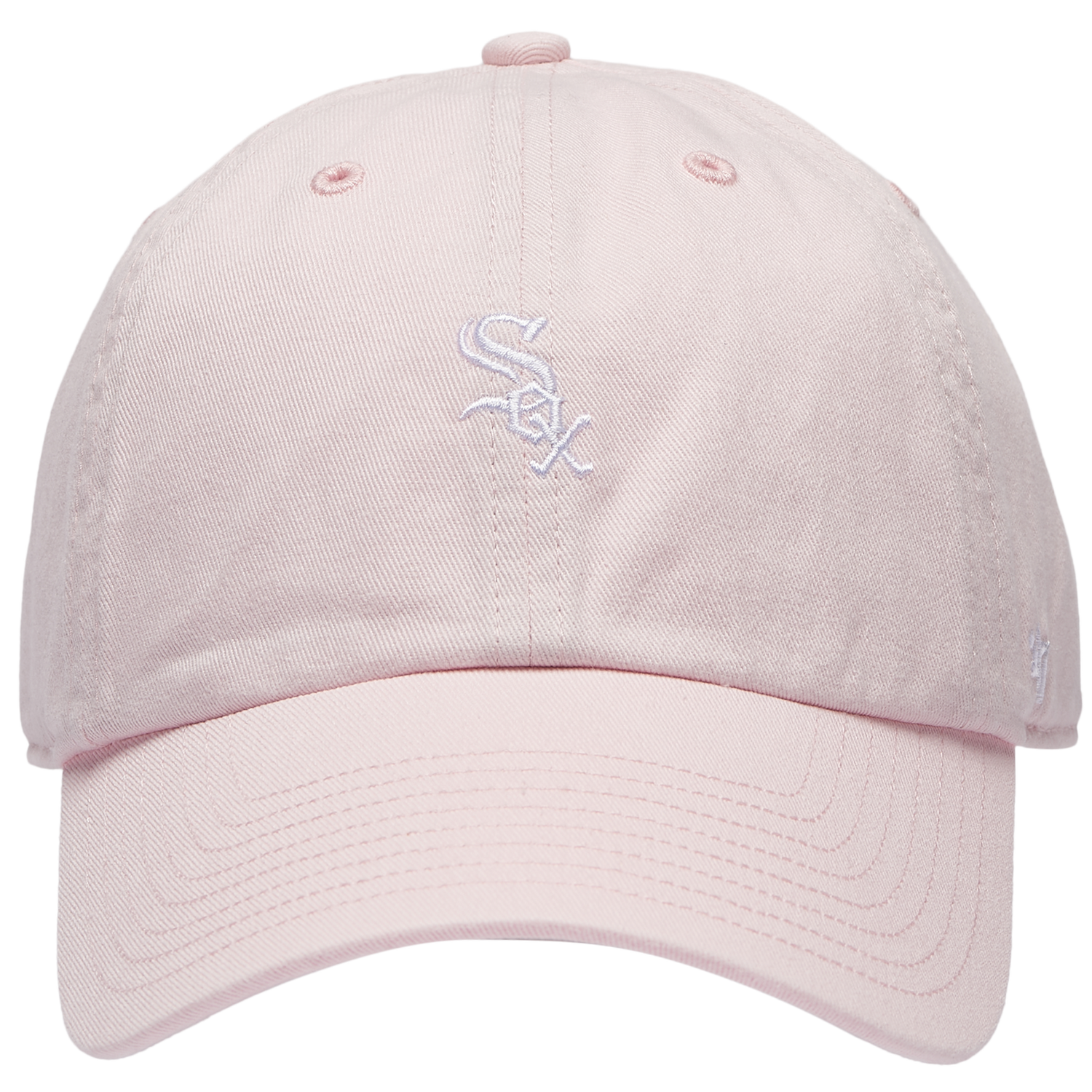 47 Brand White Sox Base Runner Ballpark 47 Clean Up Cap - Men's - Pink/Multi