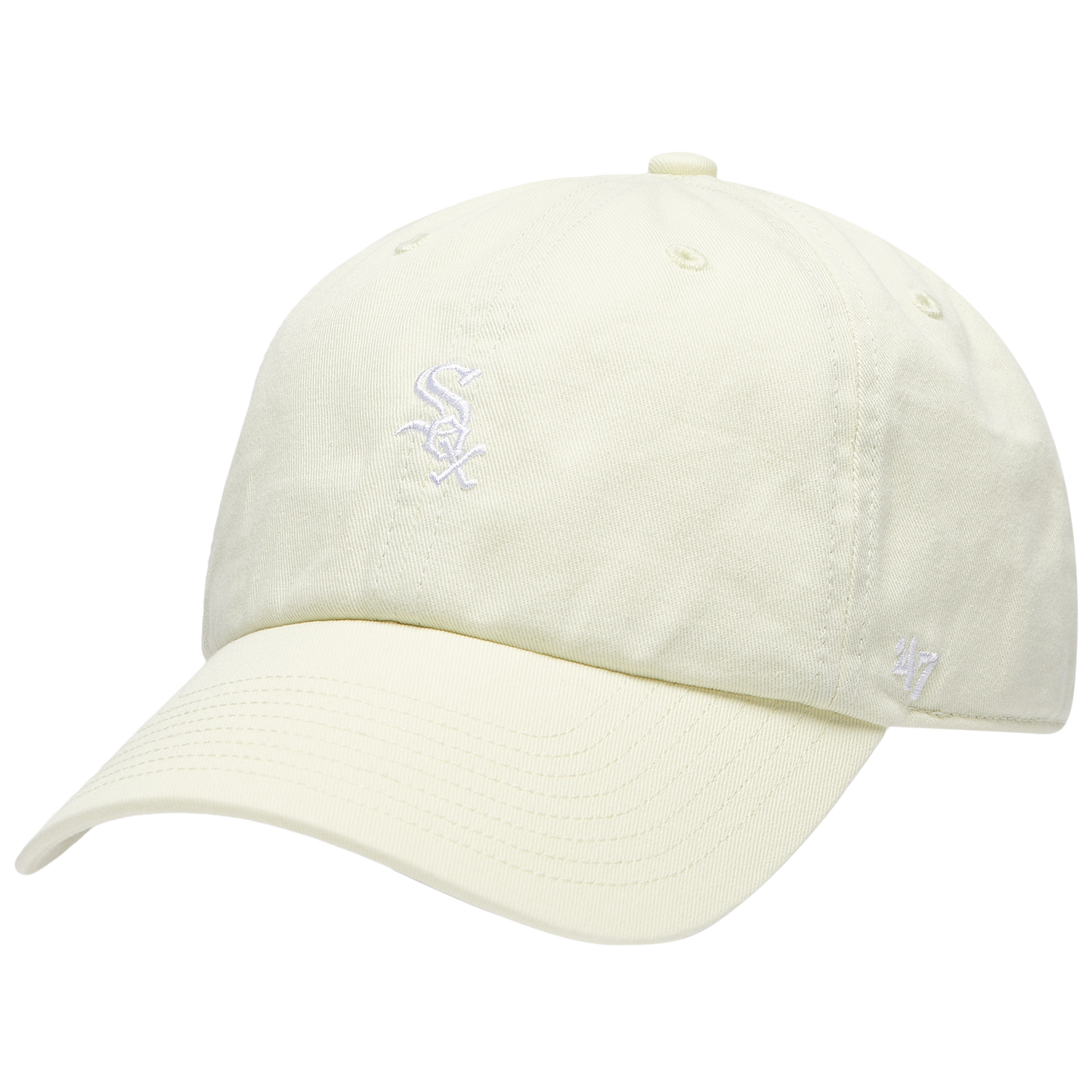 47 Brand White Sox Base Runner Ballpark 47 Clean Up Cap - Men's - Yellow/Multi